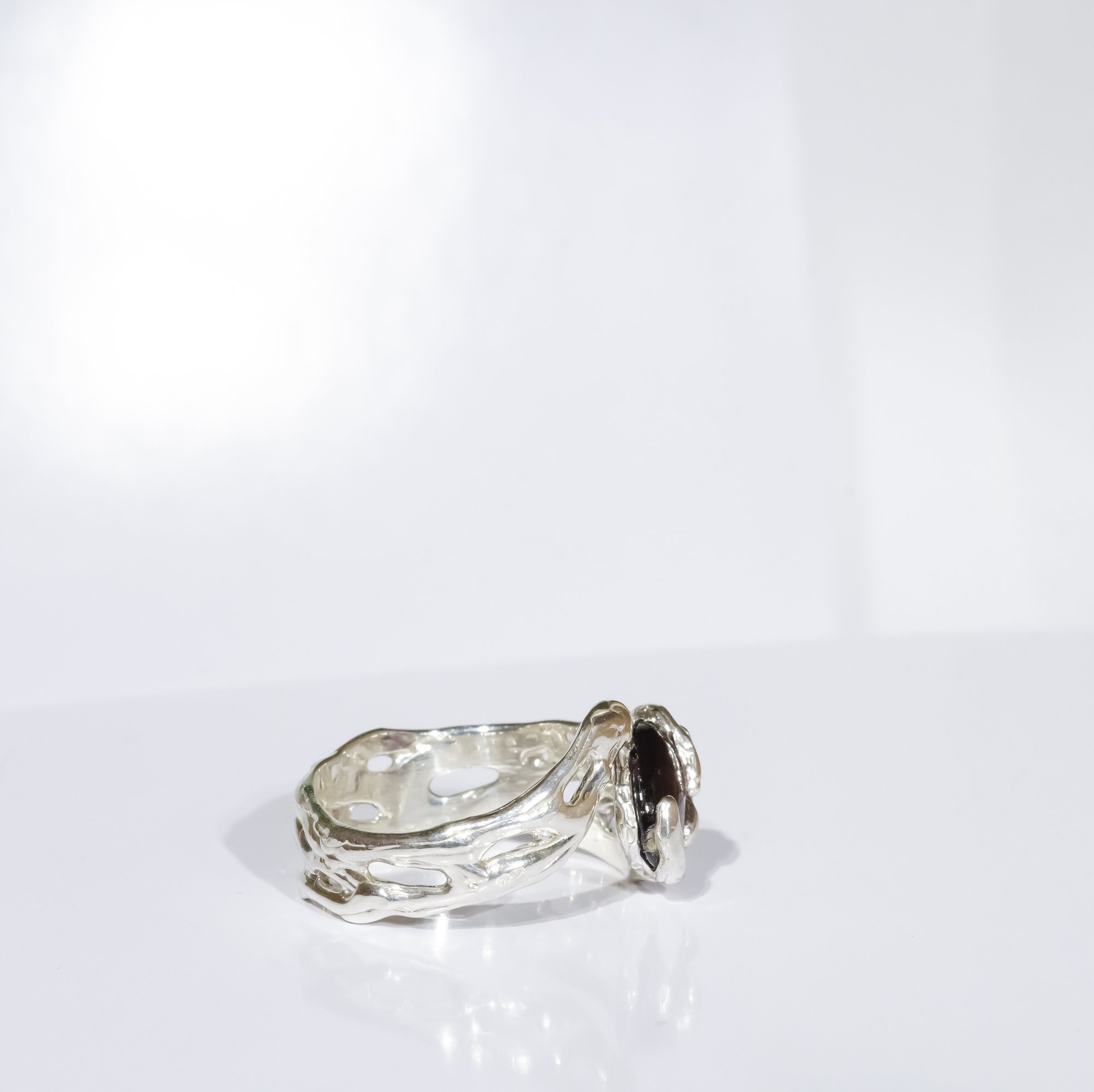 Каблучка з гранатом - зображення 7