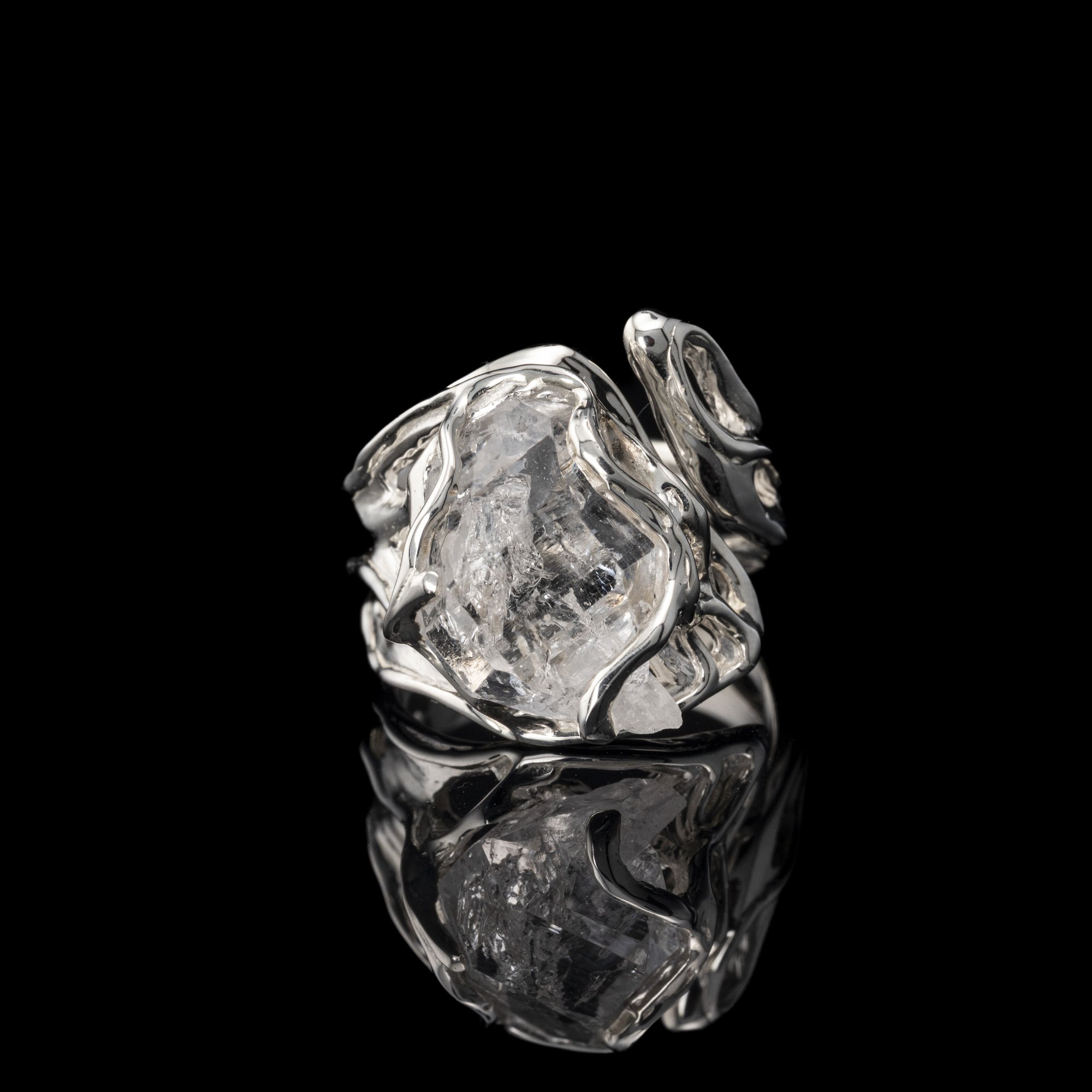 Каблучка з гірським кришталем