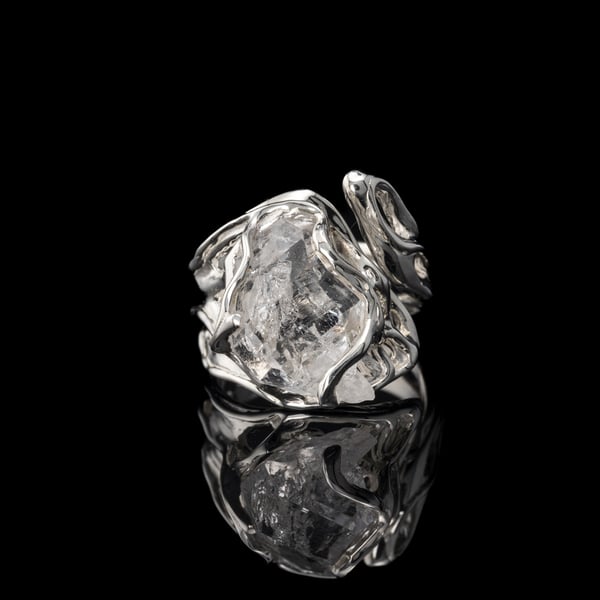 Каблучка з гірським кришталем