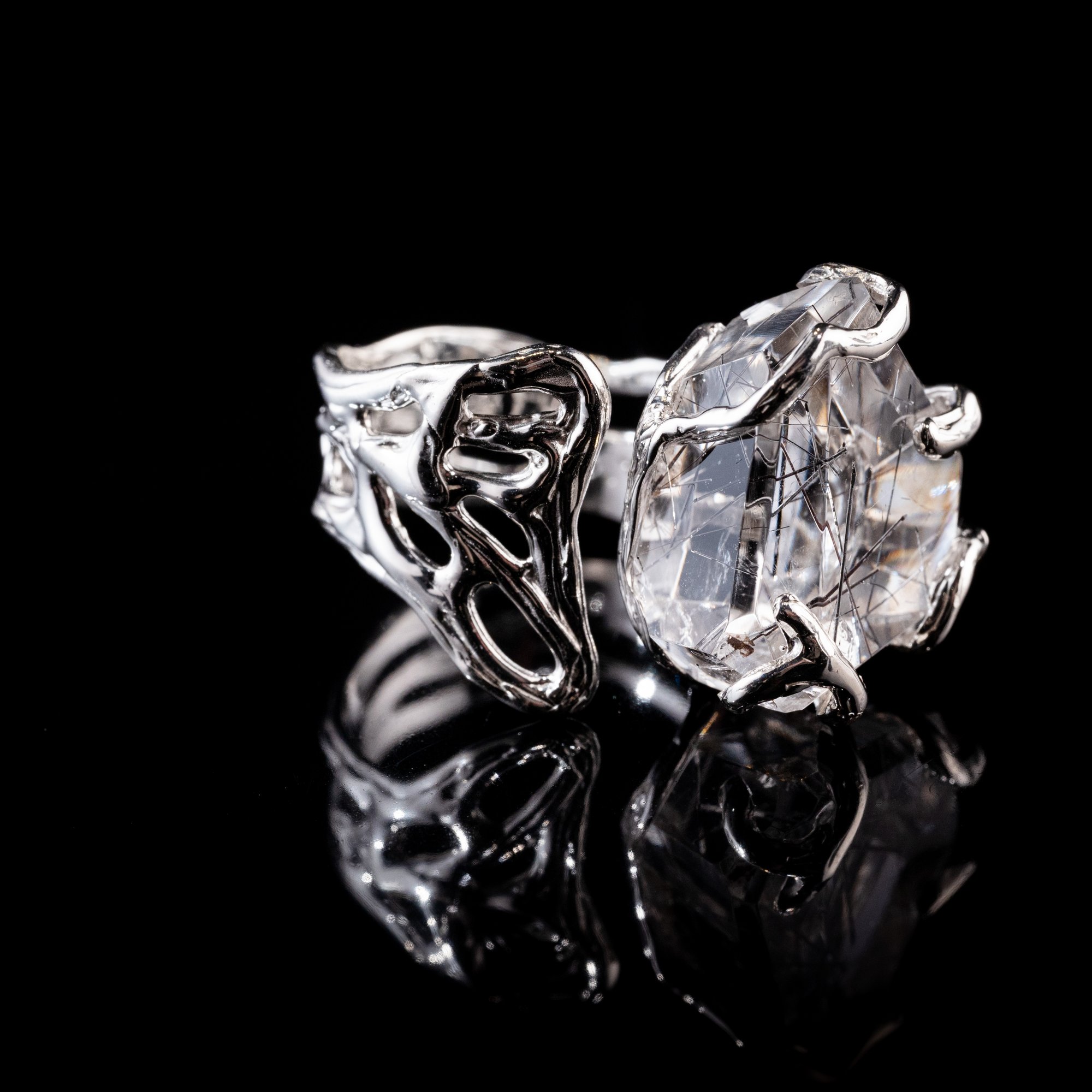 Каблучка з кварцом - зображення 3