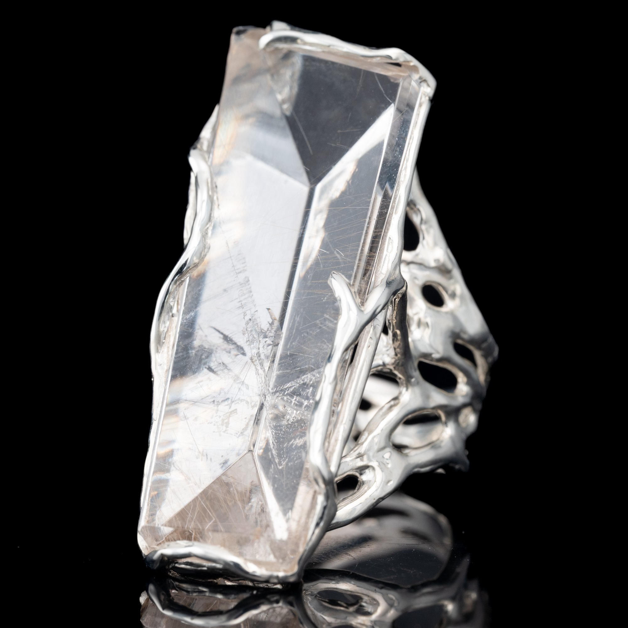 Каблучка з рутиловим кварцом - зображення 3