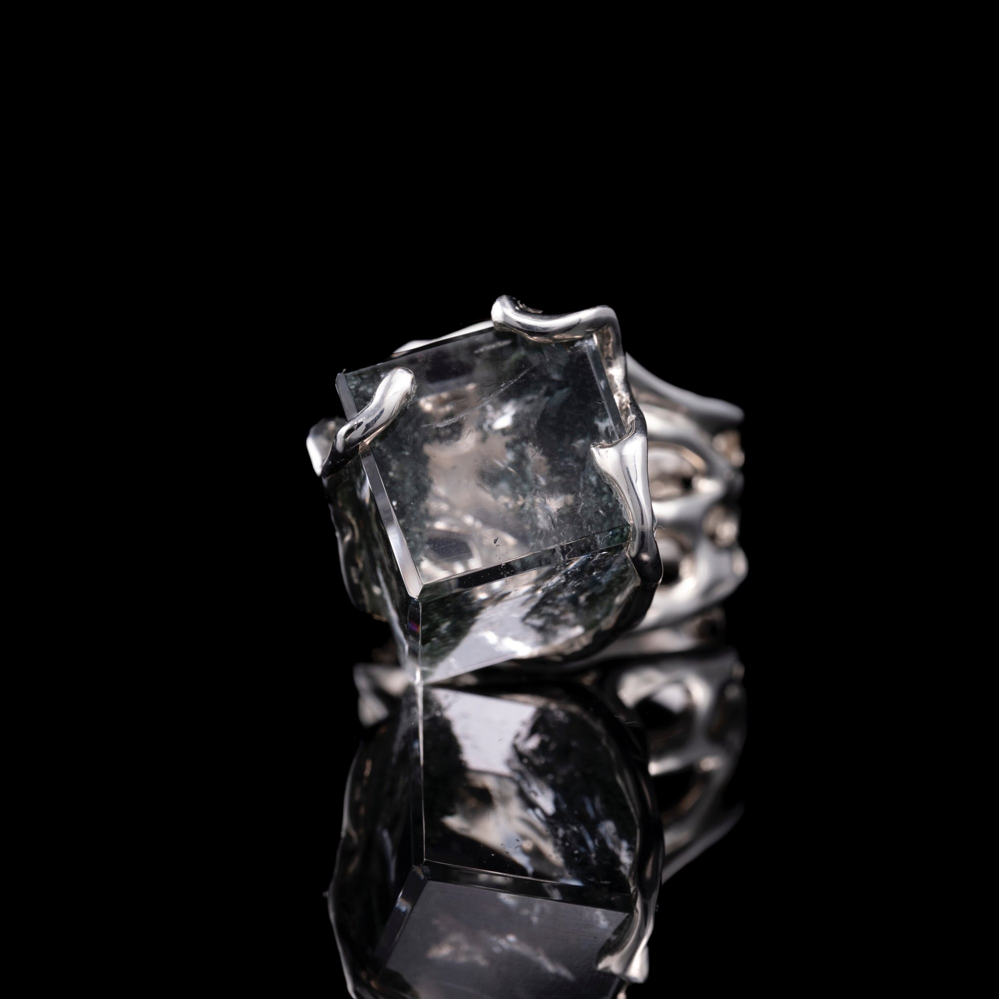 Каблучка з кварцом з включенням хлориту - зображення 2