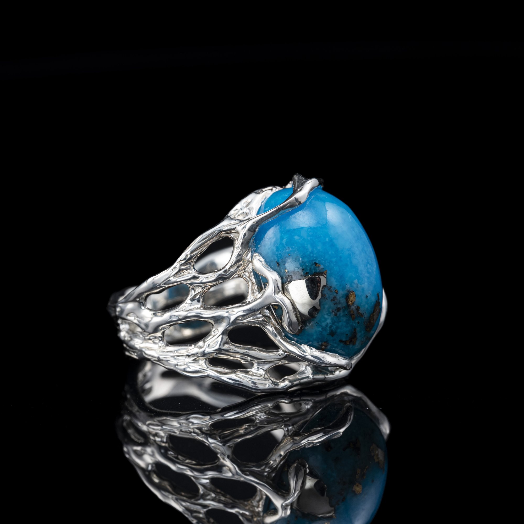 Каблучка з бірюзою - зображення 3