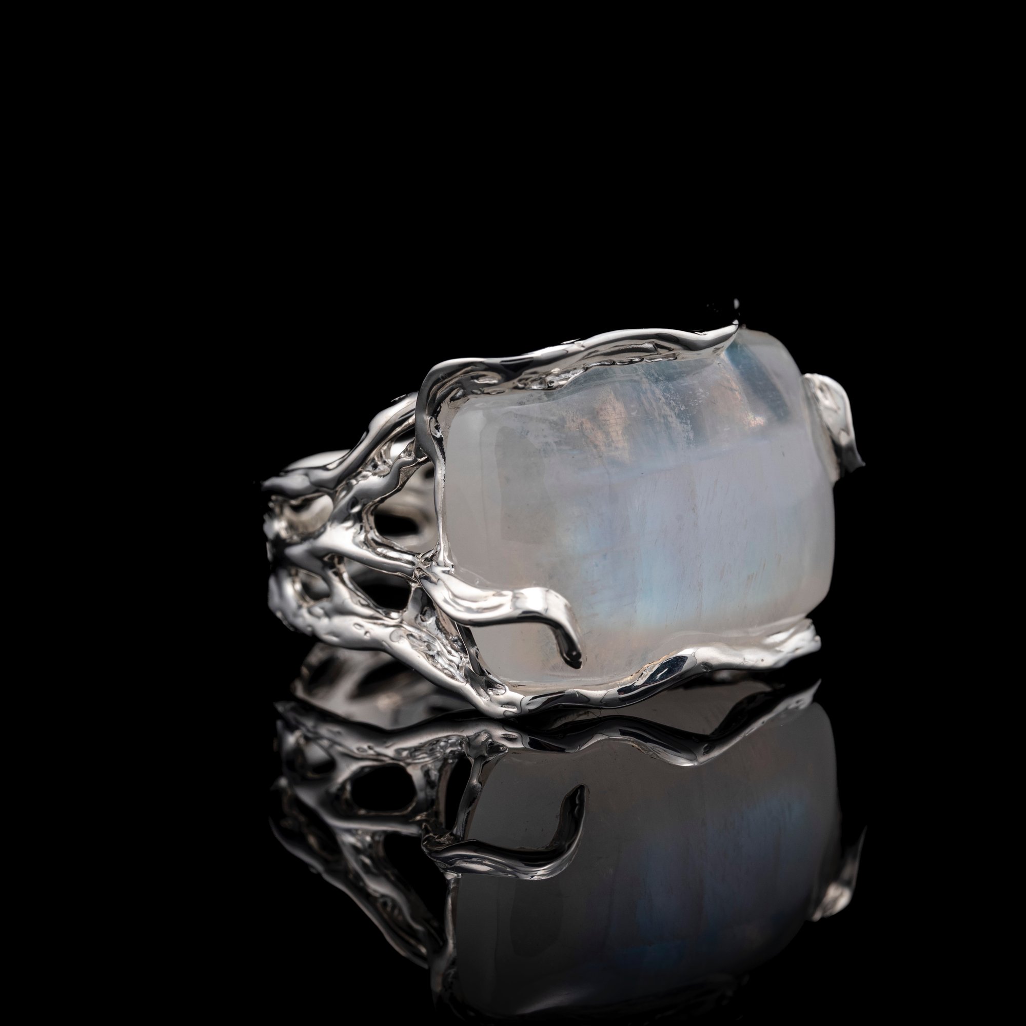 Каблучка з місячним камінням - зображення 3