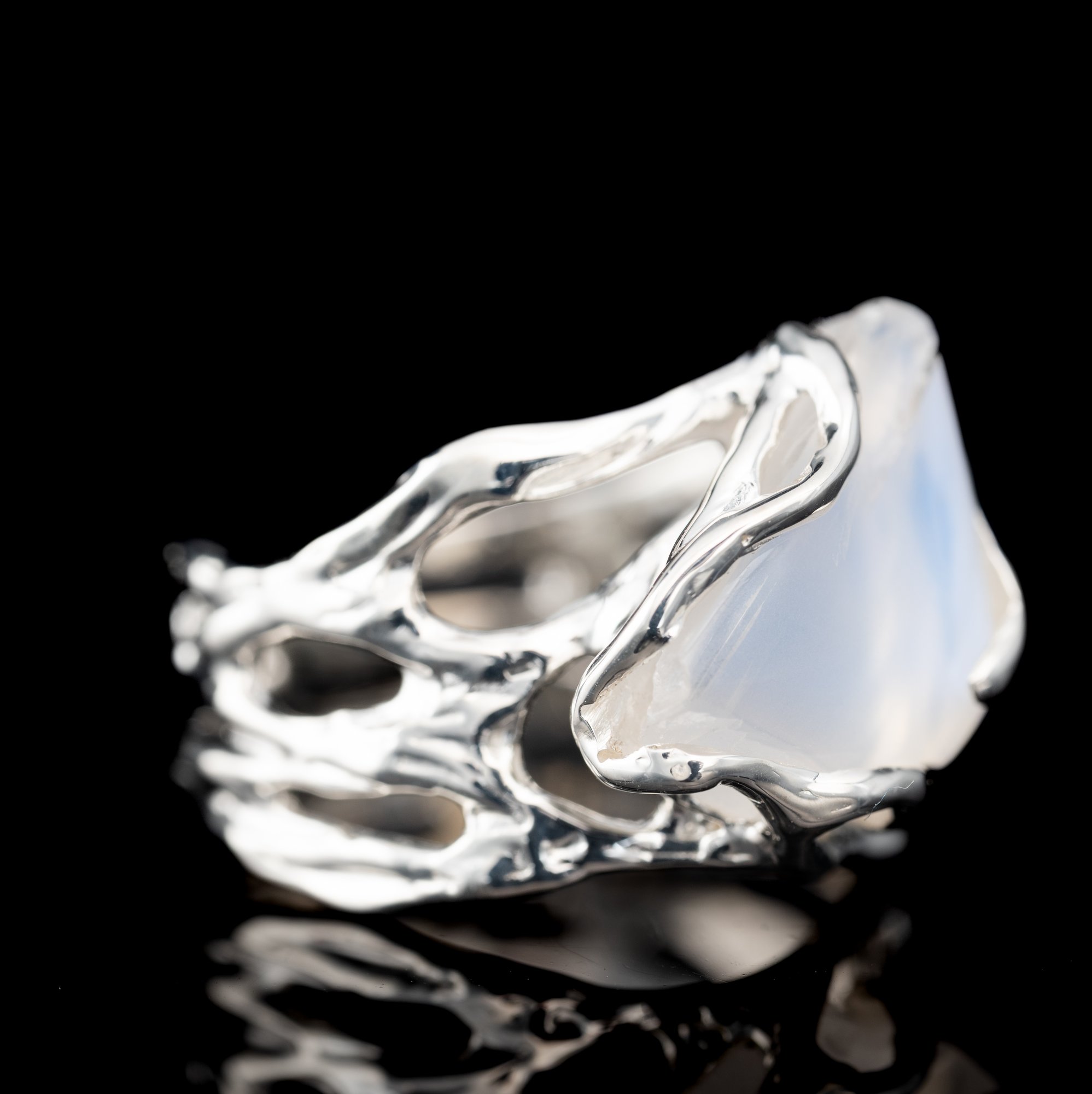 Каблучка з місячним камінням - зображення 3