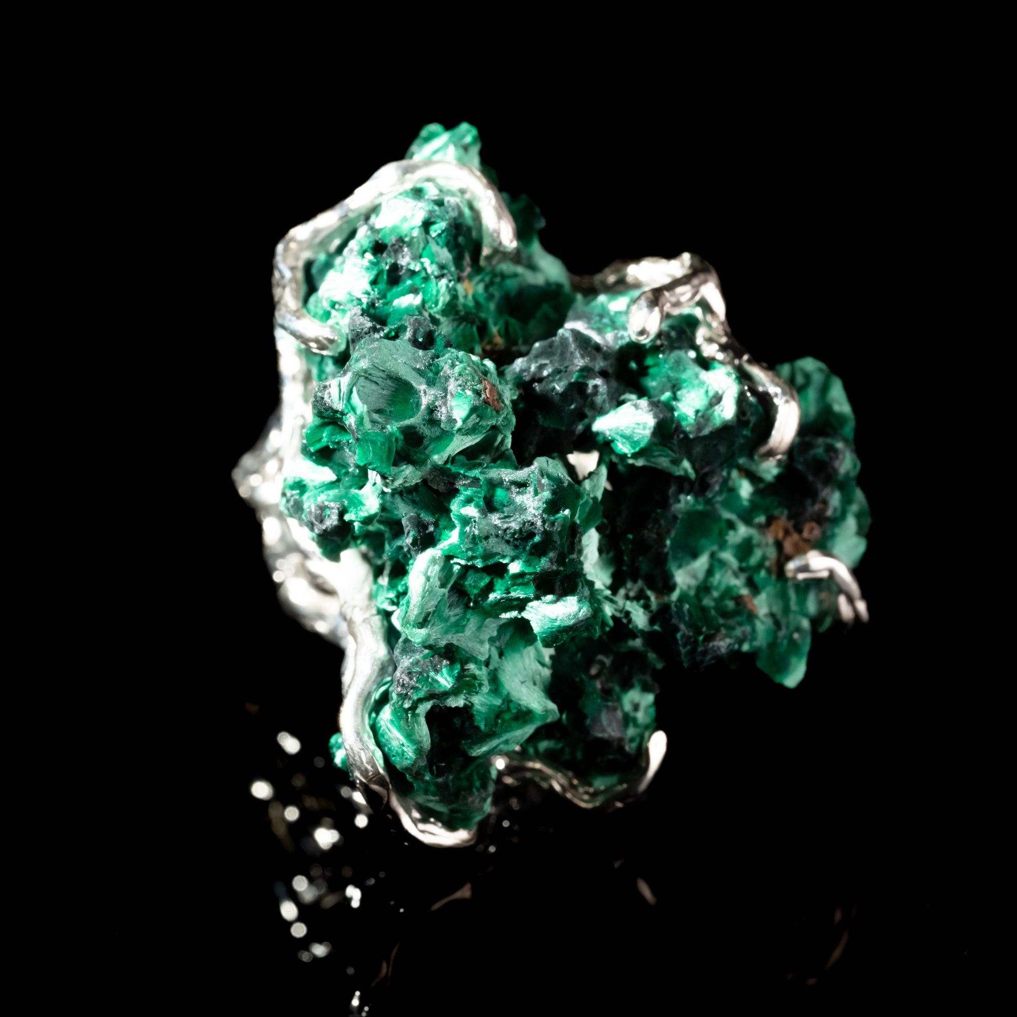 Каблучка з малахітом - зображення 2