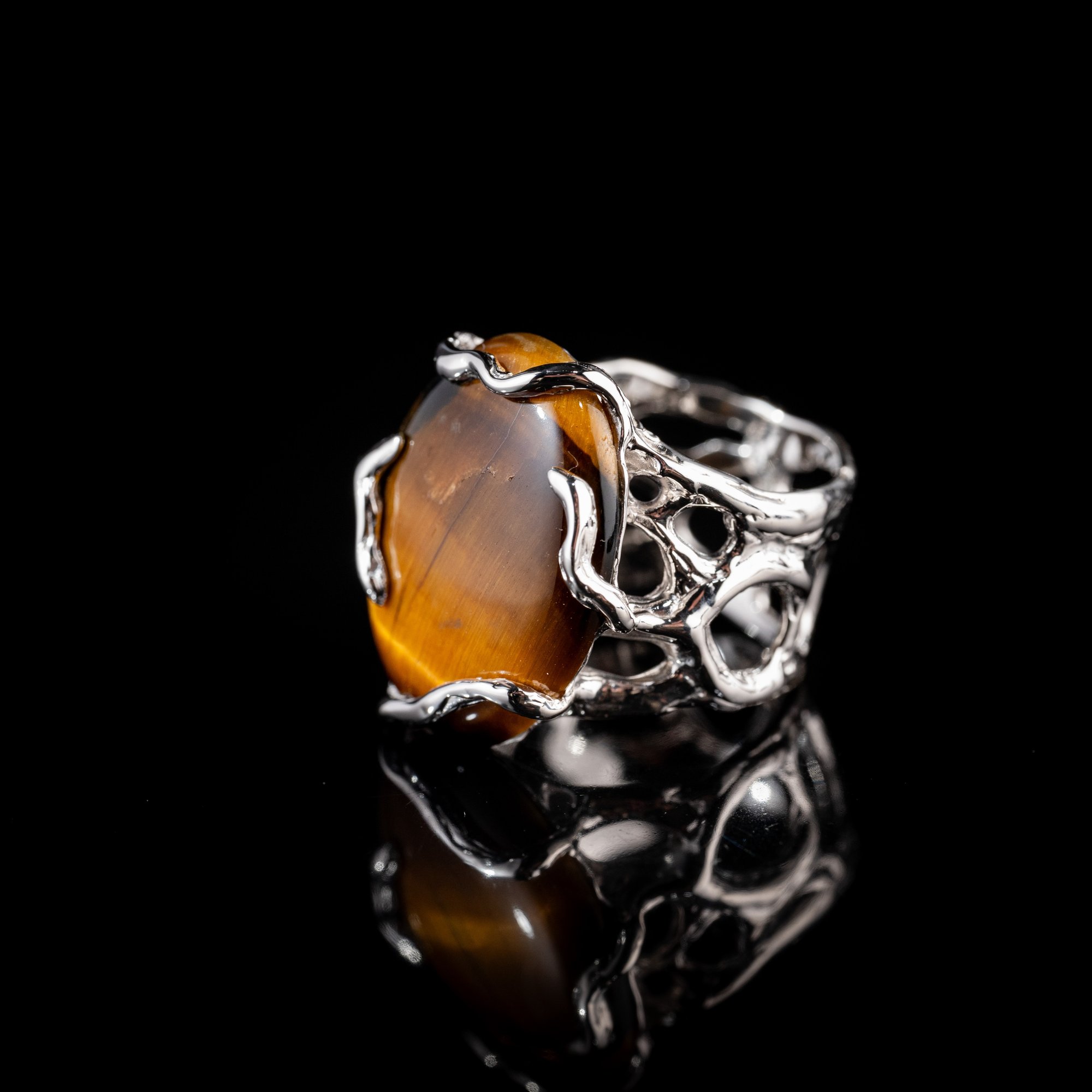 Каблучка з тигровим оком - зображення 2