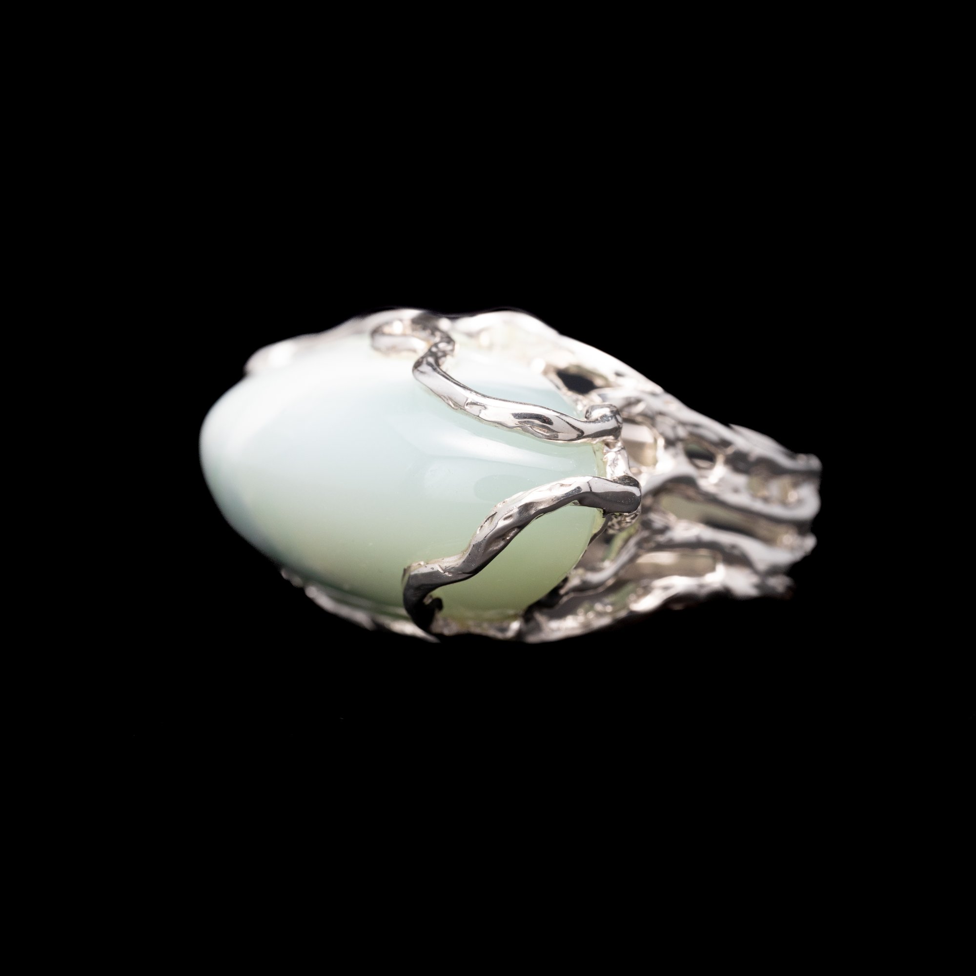 Каблучка з хризопразом - зображення 2