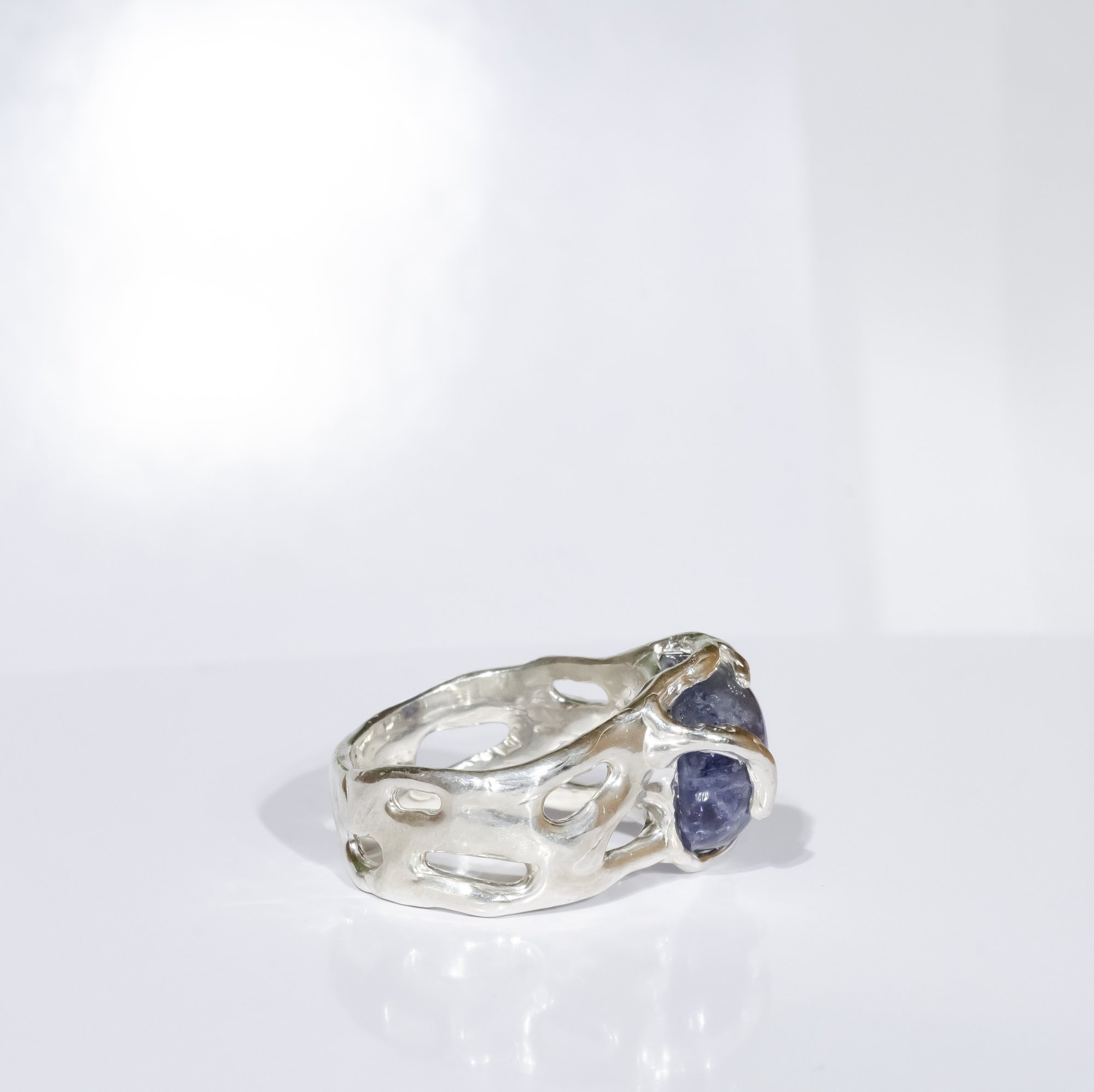 Каблучка з іолітом - зображення 7