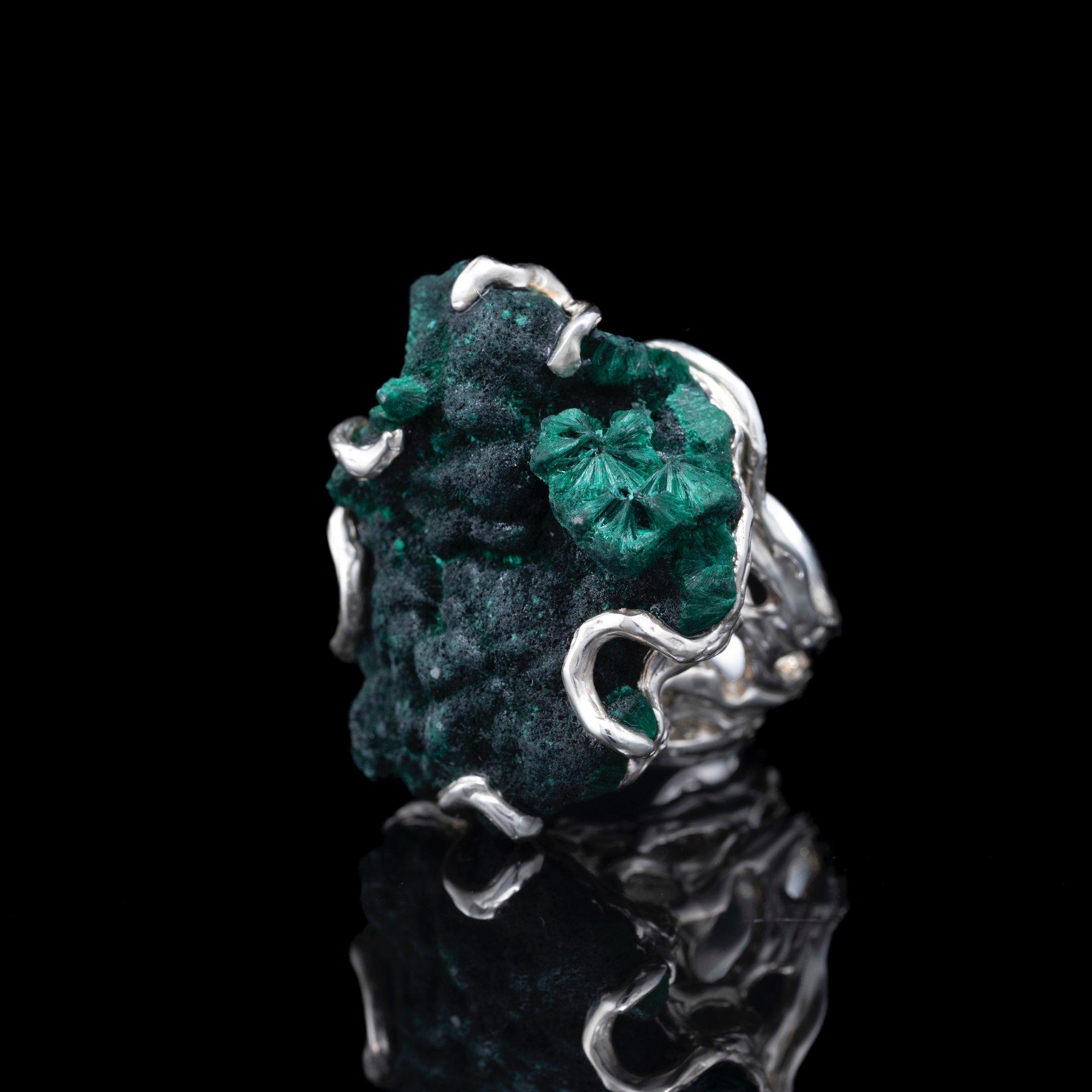 Каблучка з малахітом - зображення 2