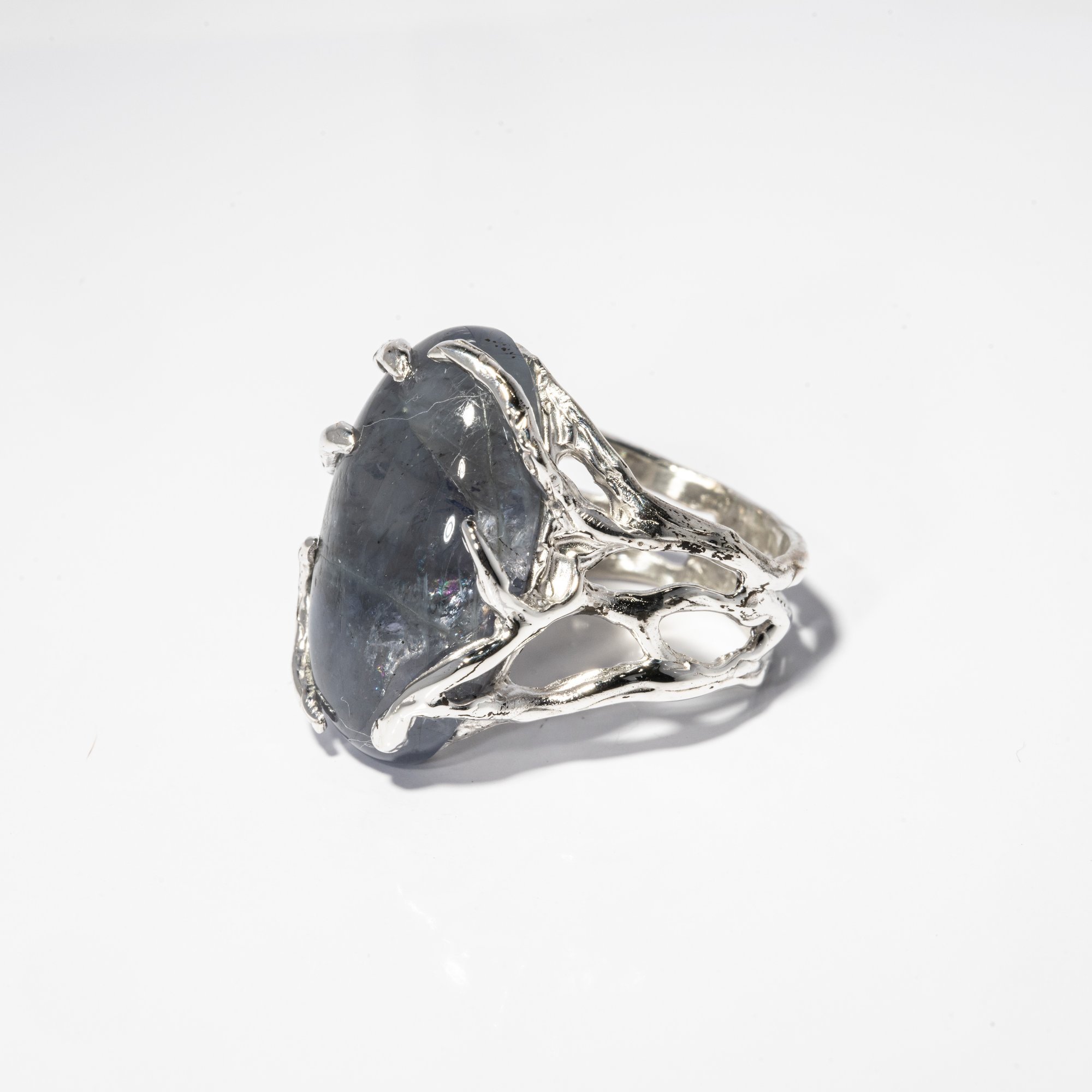 Каблучка з іолітом - зображення 2