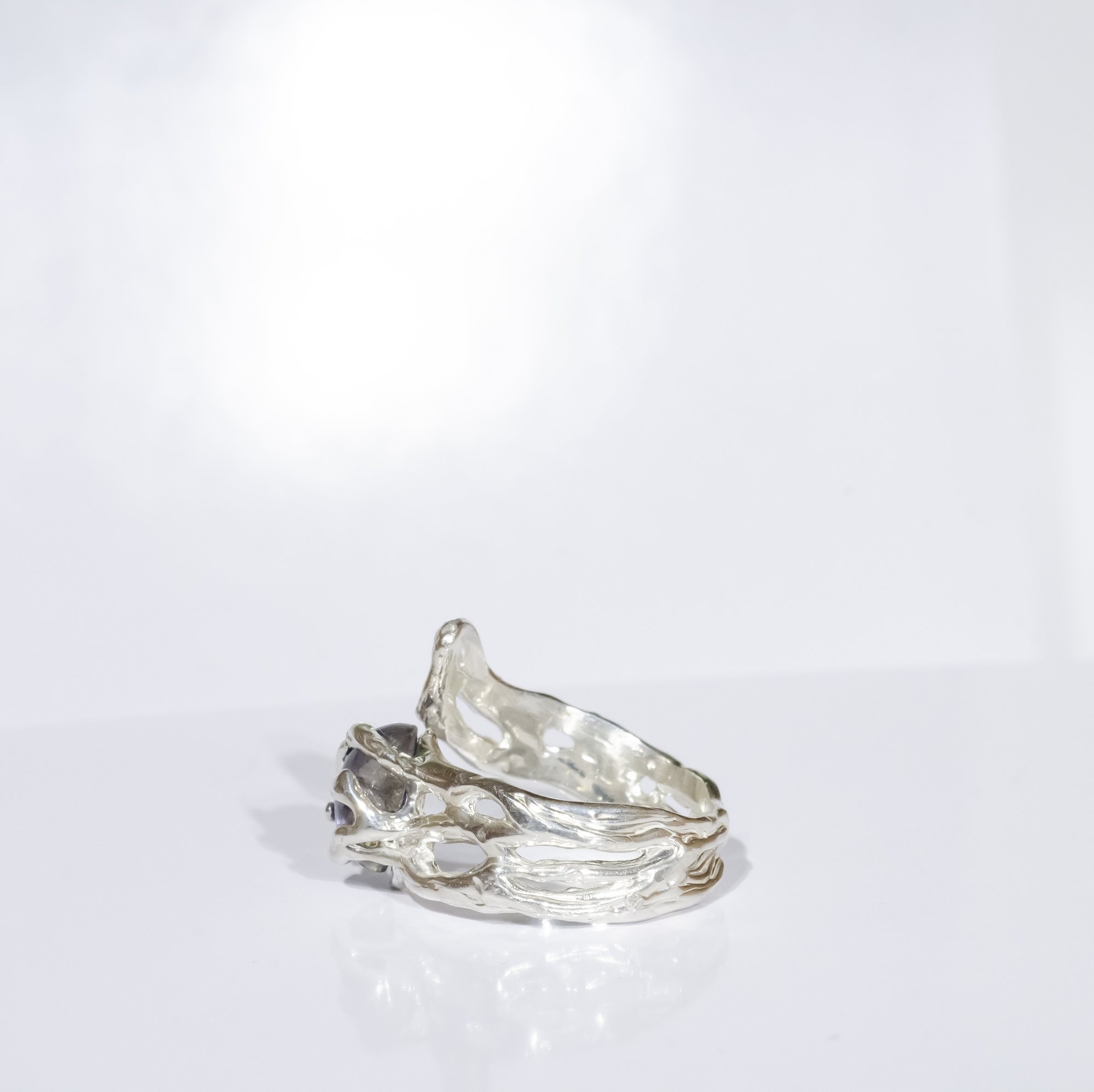 Каблучка з іолітом - зображення 3