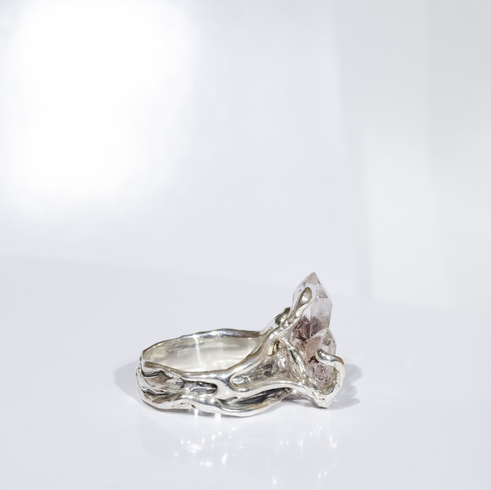 Каблучка з кварцом з включеннями гематита - зображення 7