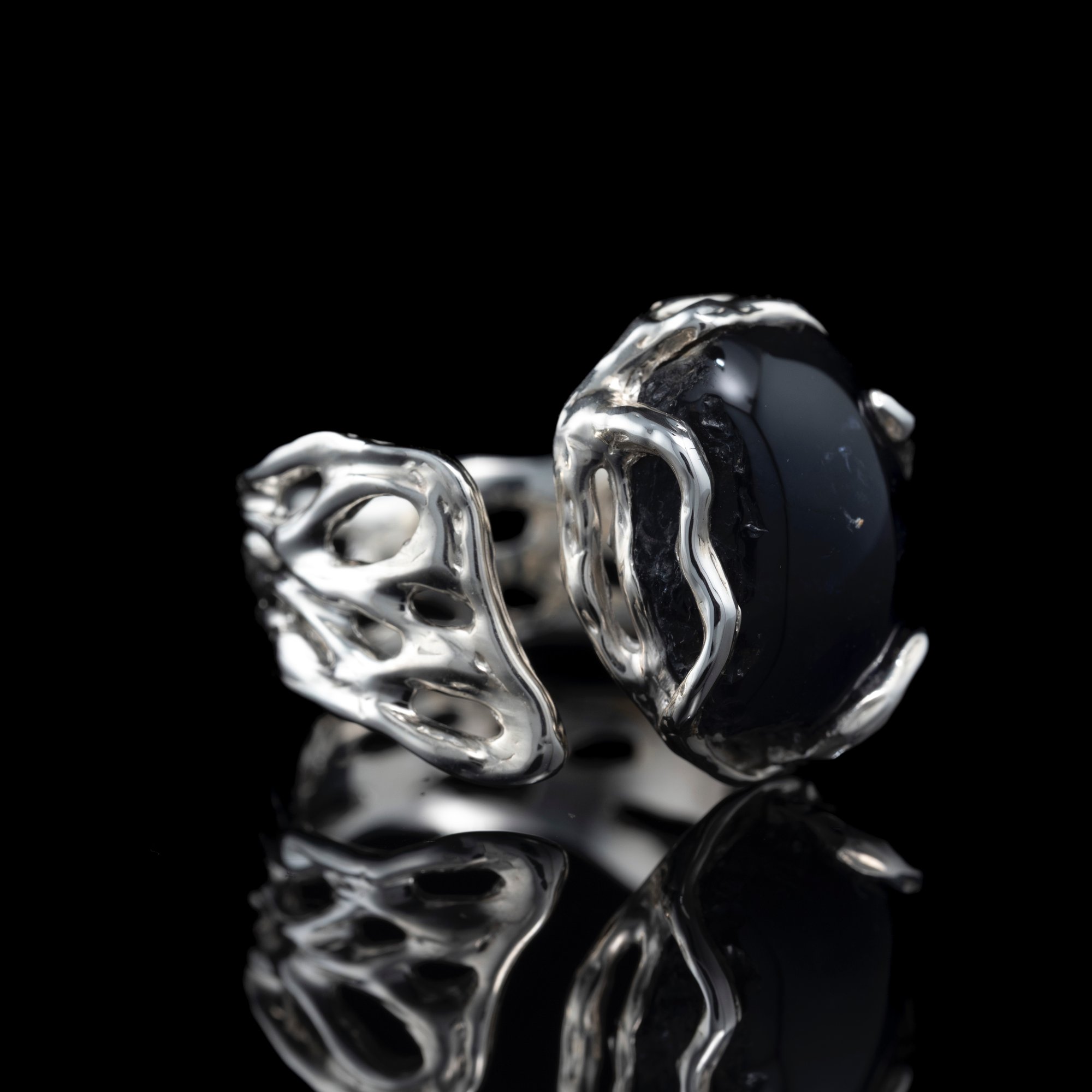 Каблучка з іолітом - зображення 3