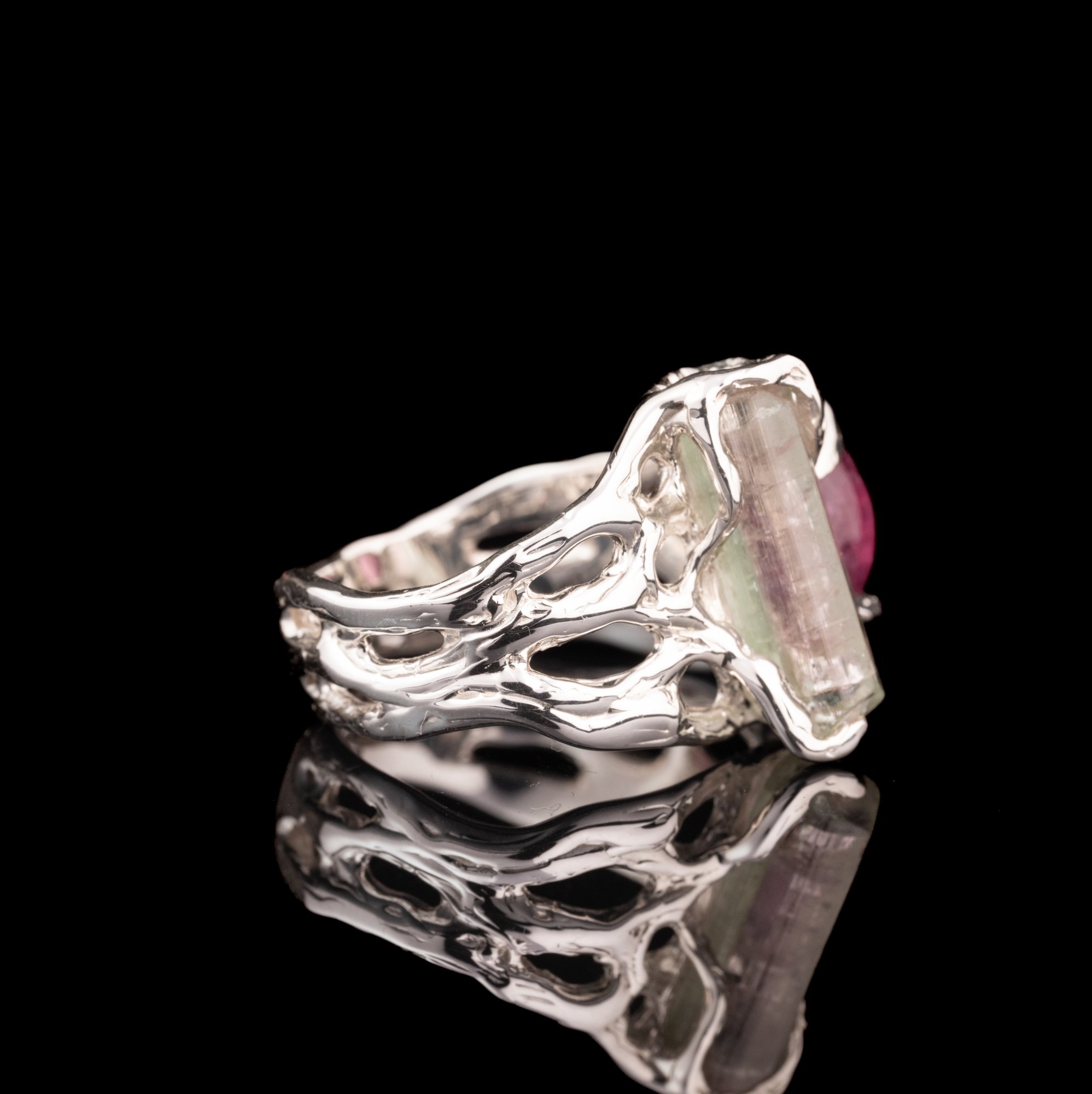 Каблучка з турмалінами - зображення 2