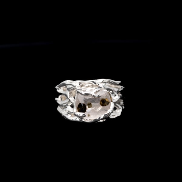 Inclusion Quartz Ring
