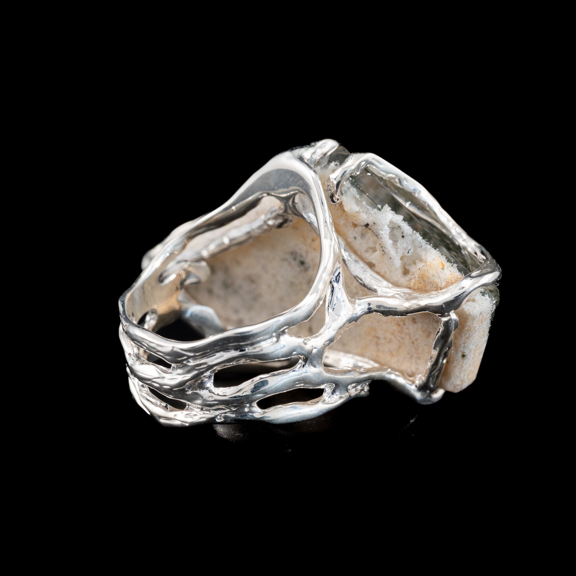 Каблучка з кварцом з включенням хлориту - зображення 4