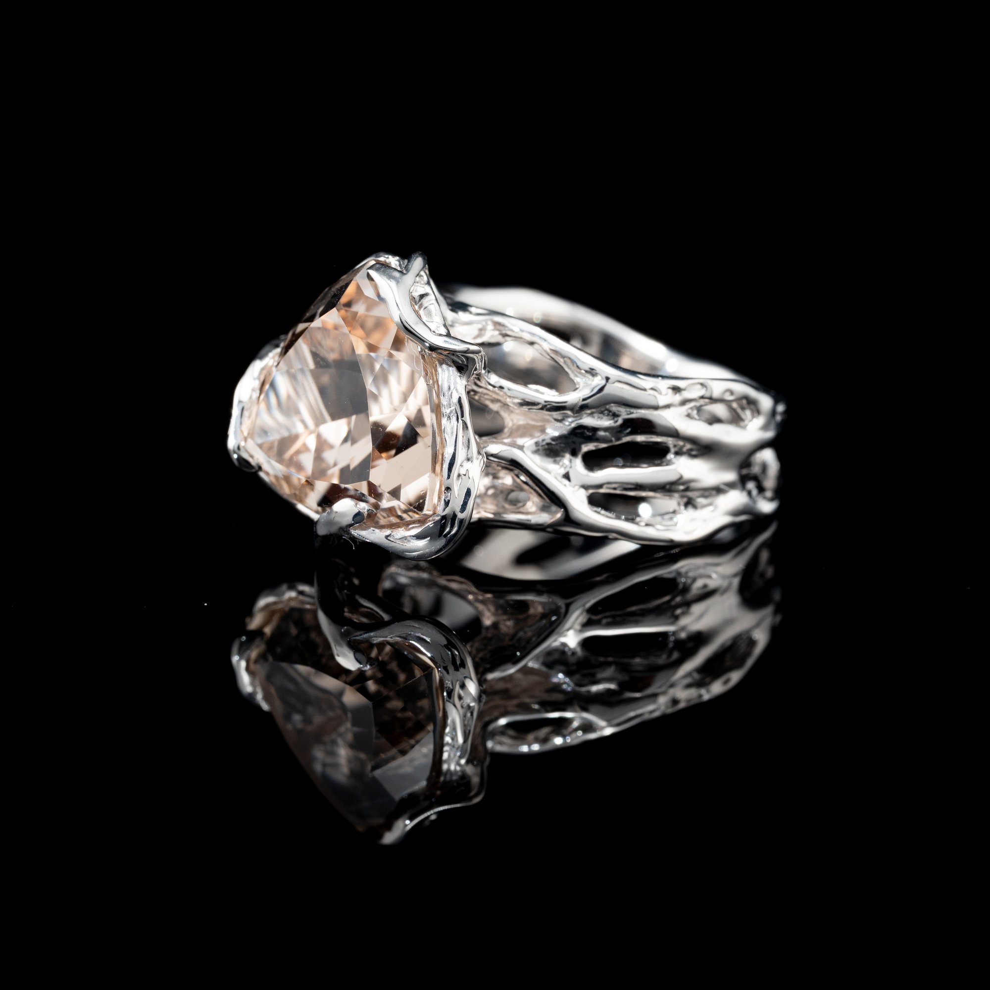 Каблучка з винним топазом - зображення 2