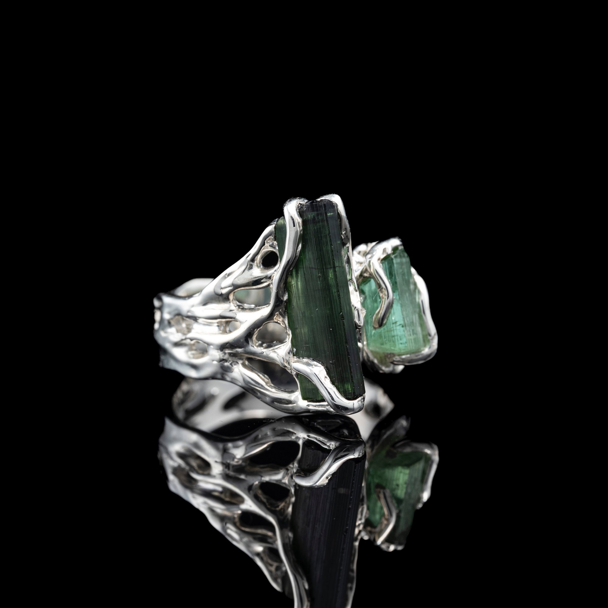 Каблучка з турмалінами - зображення 3