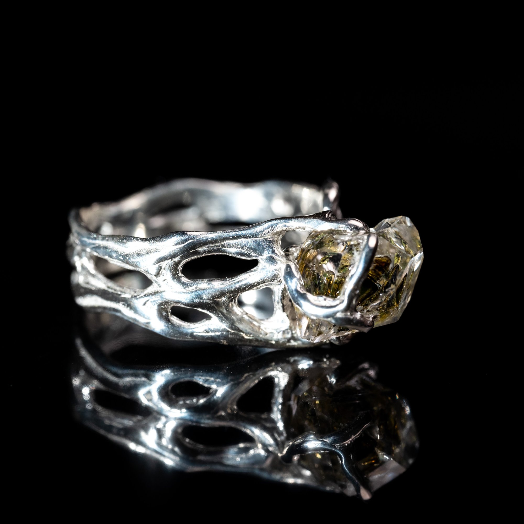 Каблучка з нафтовим кварцом - зображення 2