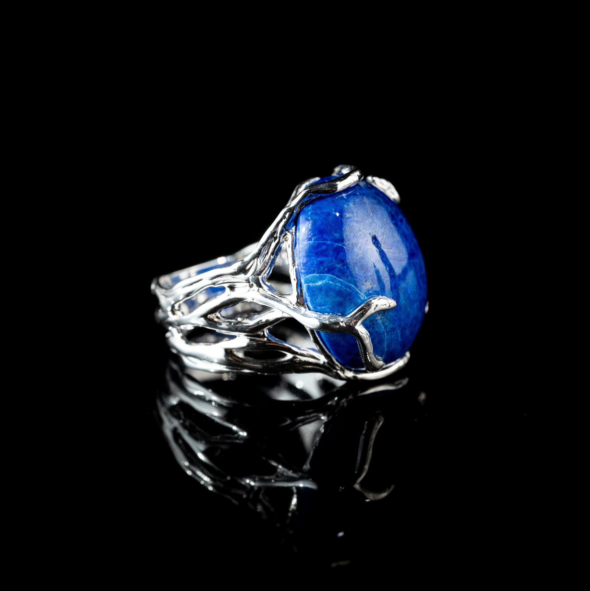 Каблучка з лазуритом - зображення 3