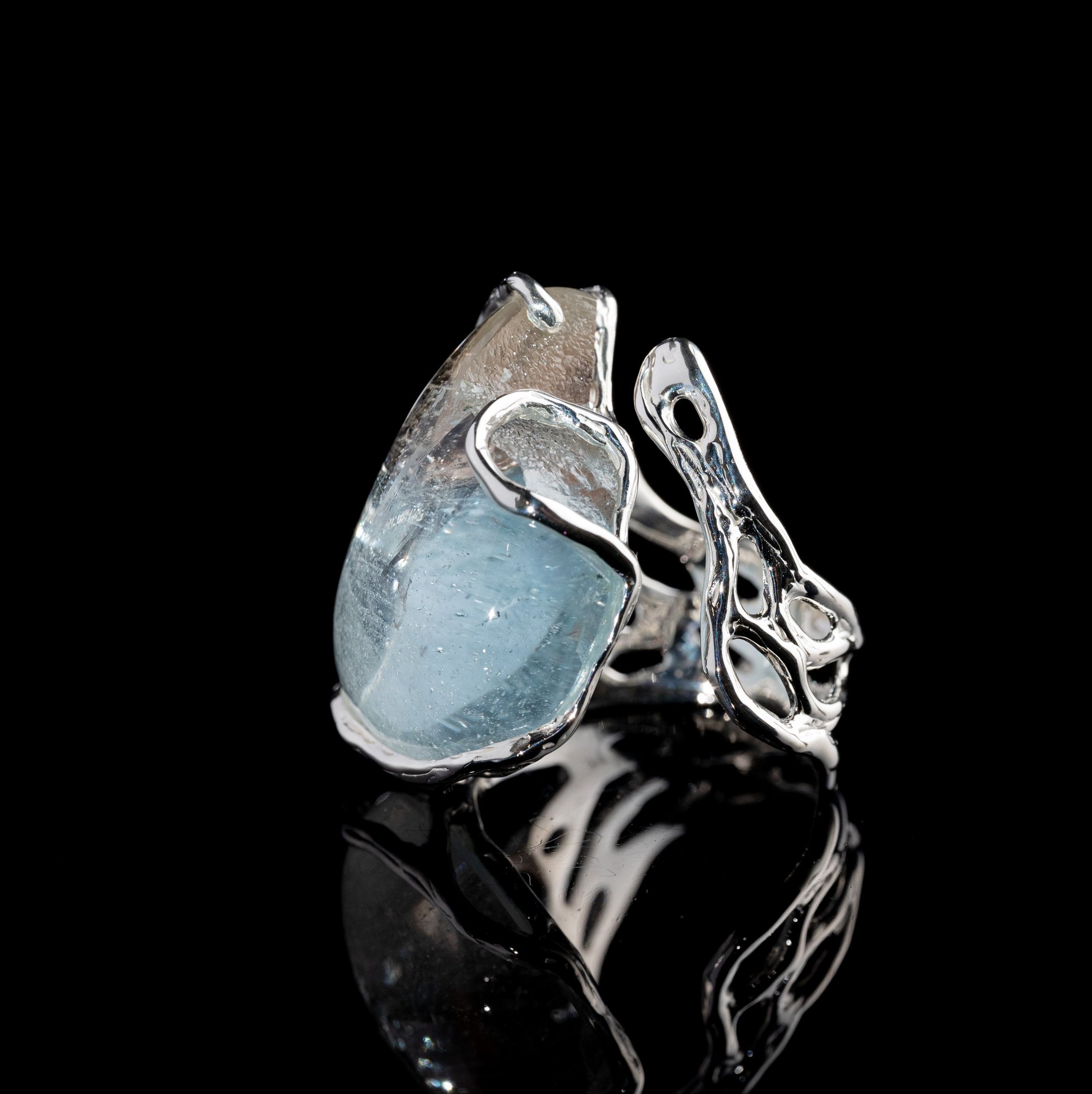 Каблучка з поліхромним топазом - зображення 2