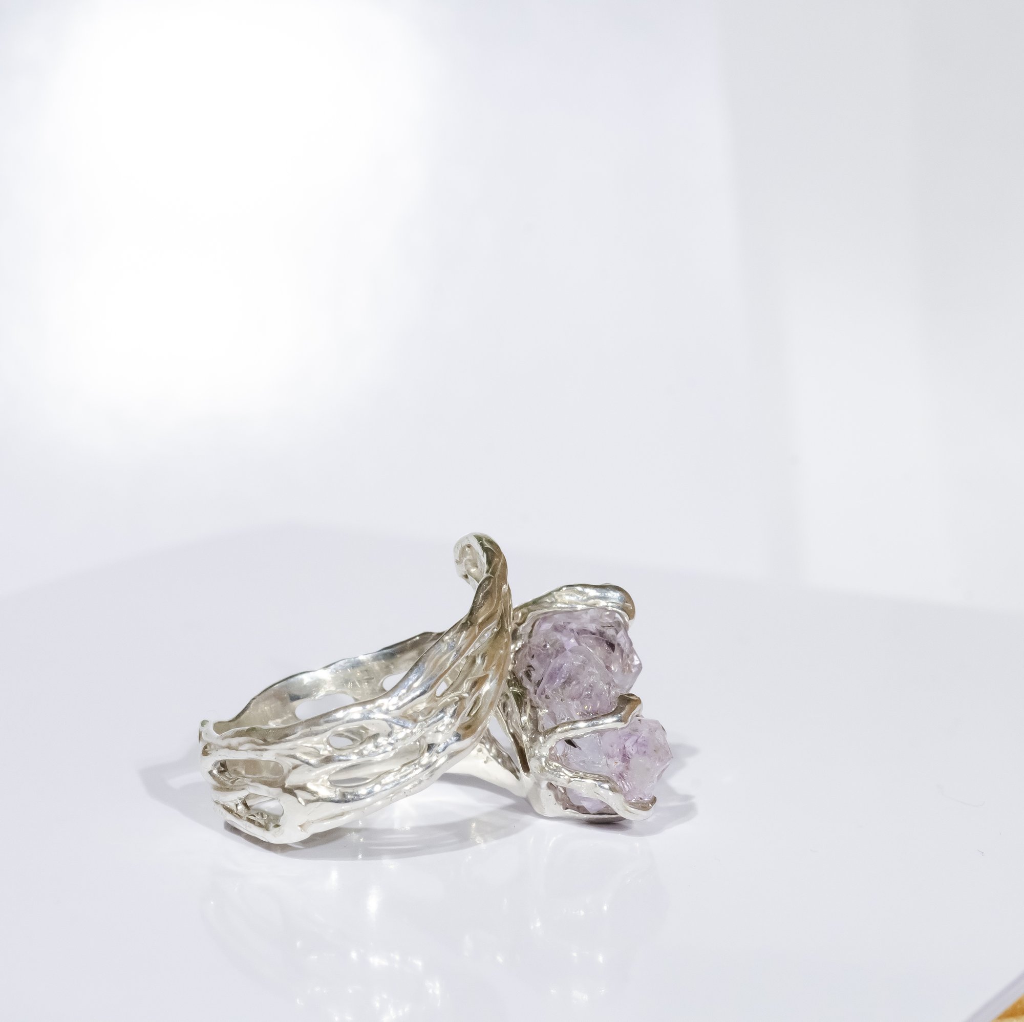 Каблучка з аметистом - зображення 7