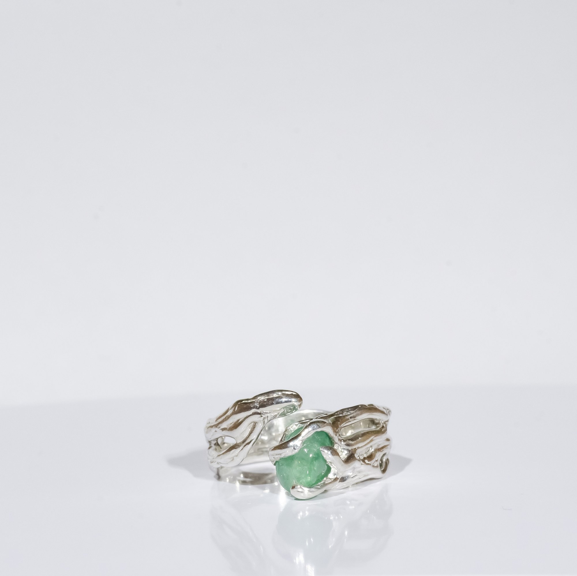 Каблучка зі смарагдом - зображення 2