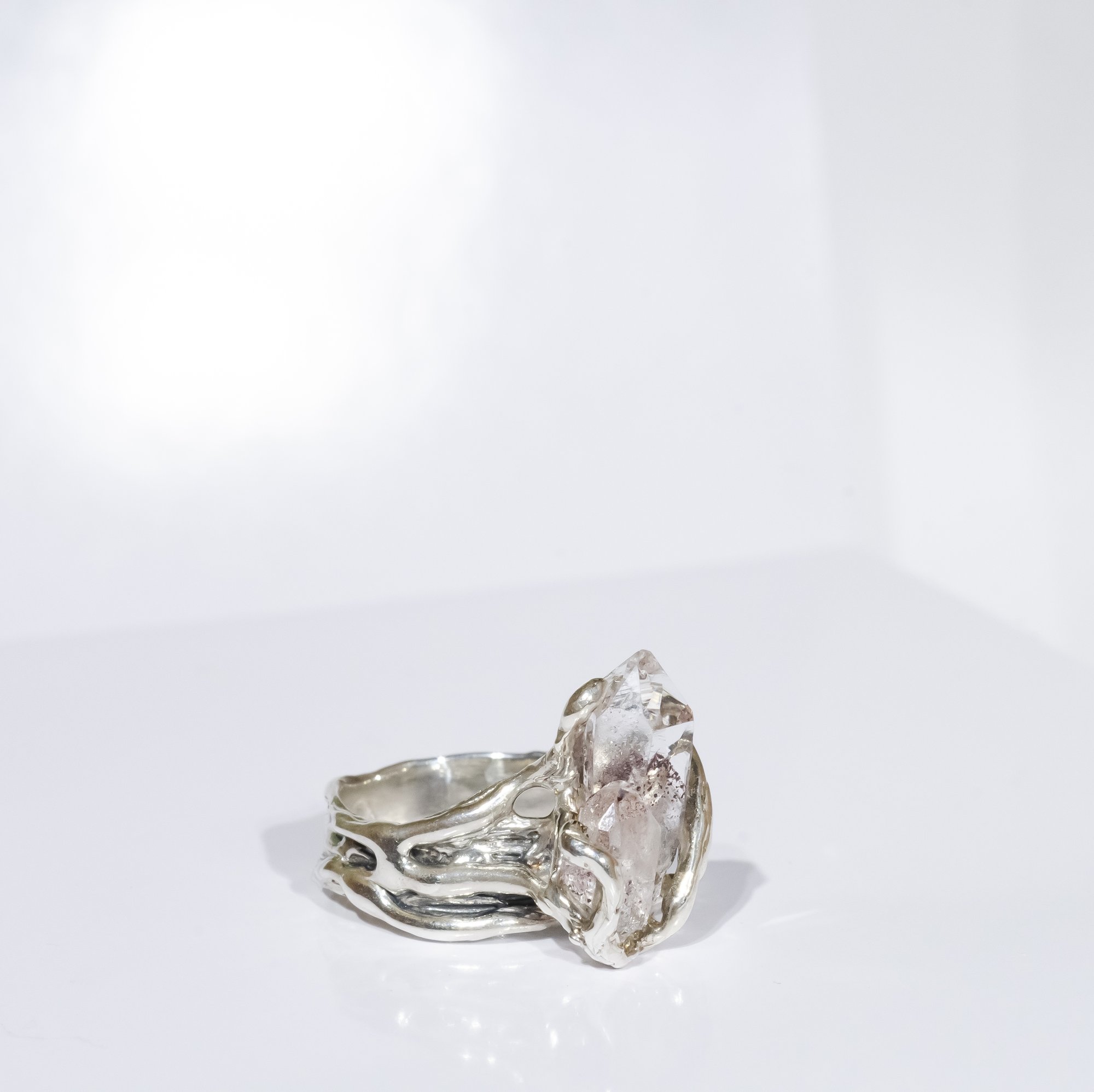 Каблучка з кварцом з включеннями гематита - зображення 8