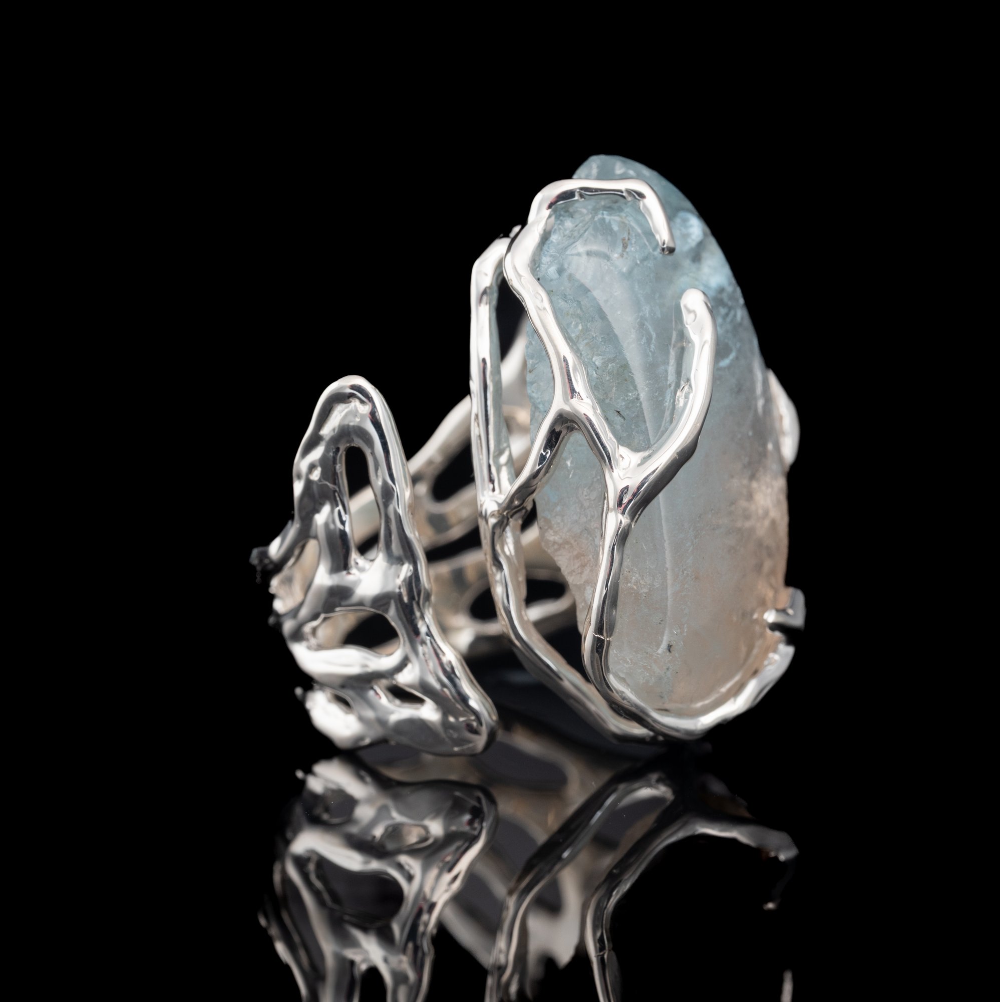 Каблучка з поліхромним топазом - зображення 3