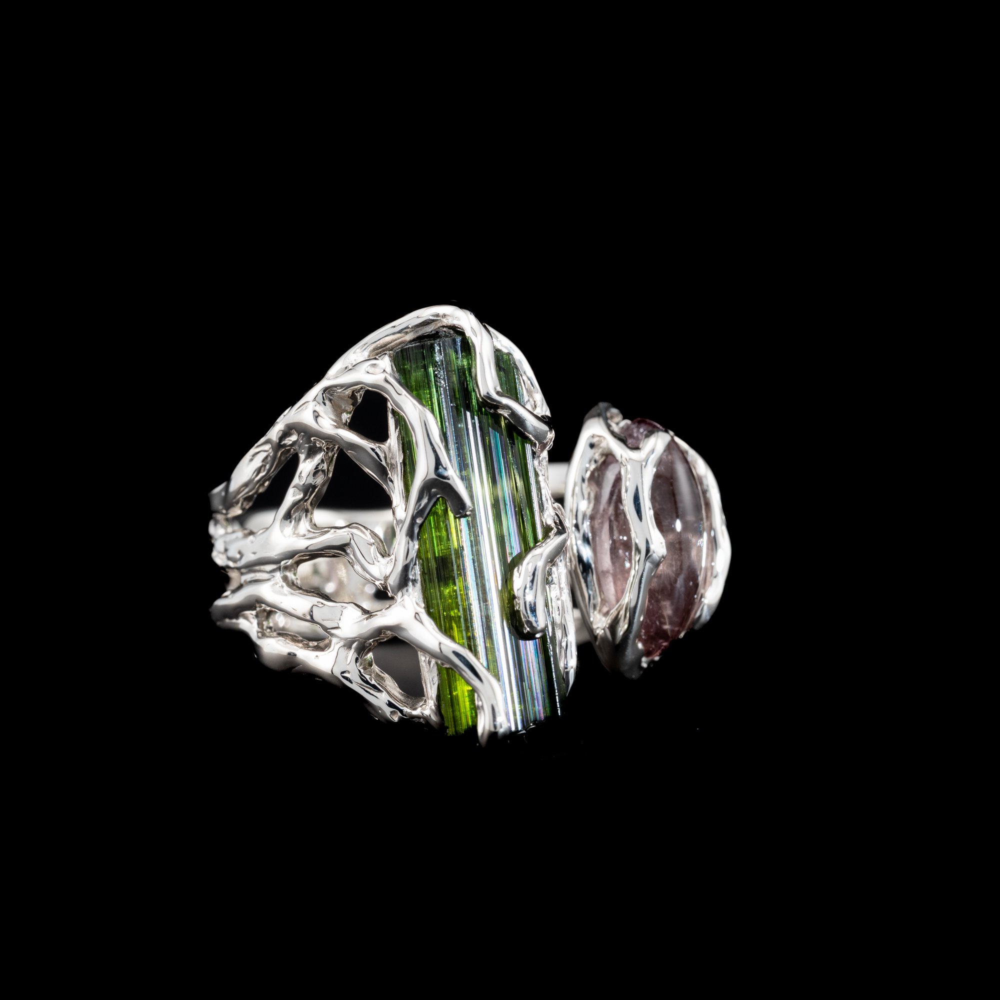 Каблучка з турмалінами - зображення 3