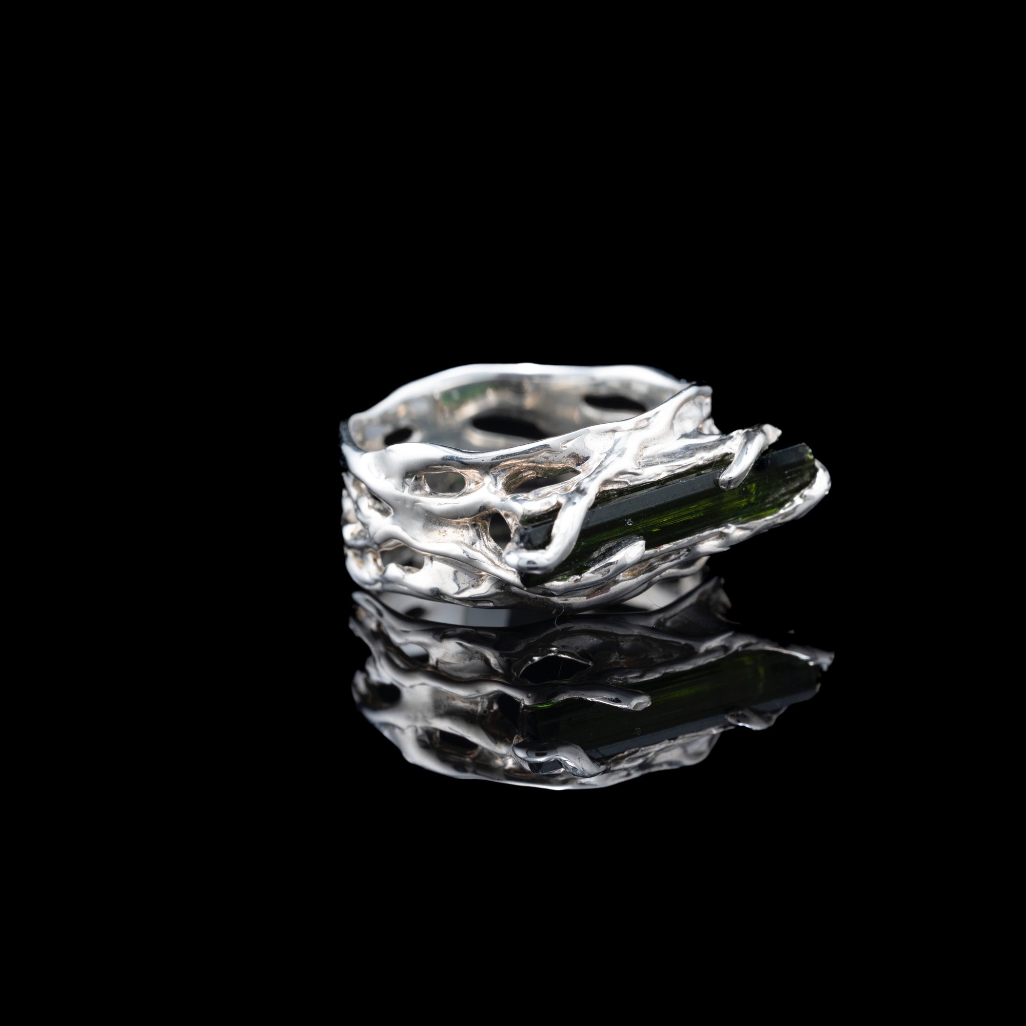 Каблучка з верделітом - зображення 3