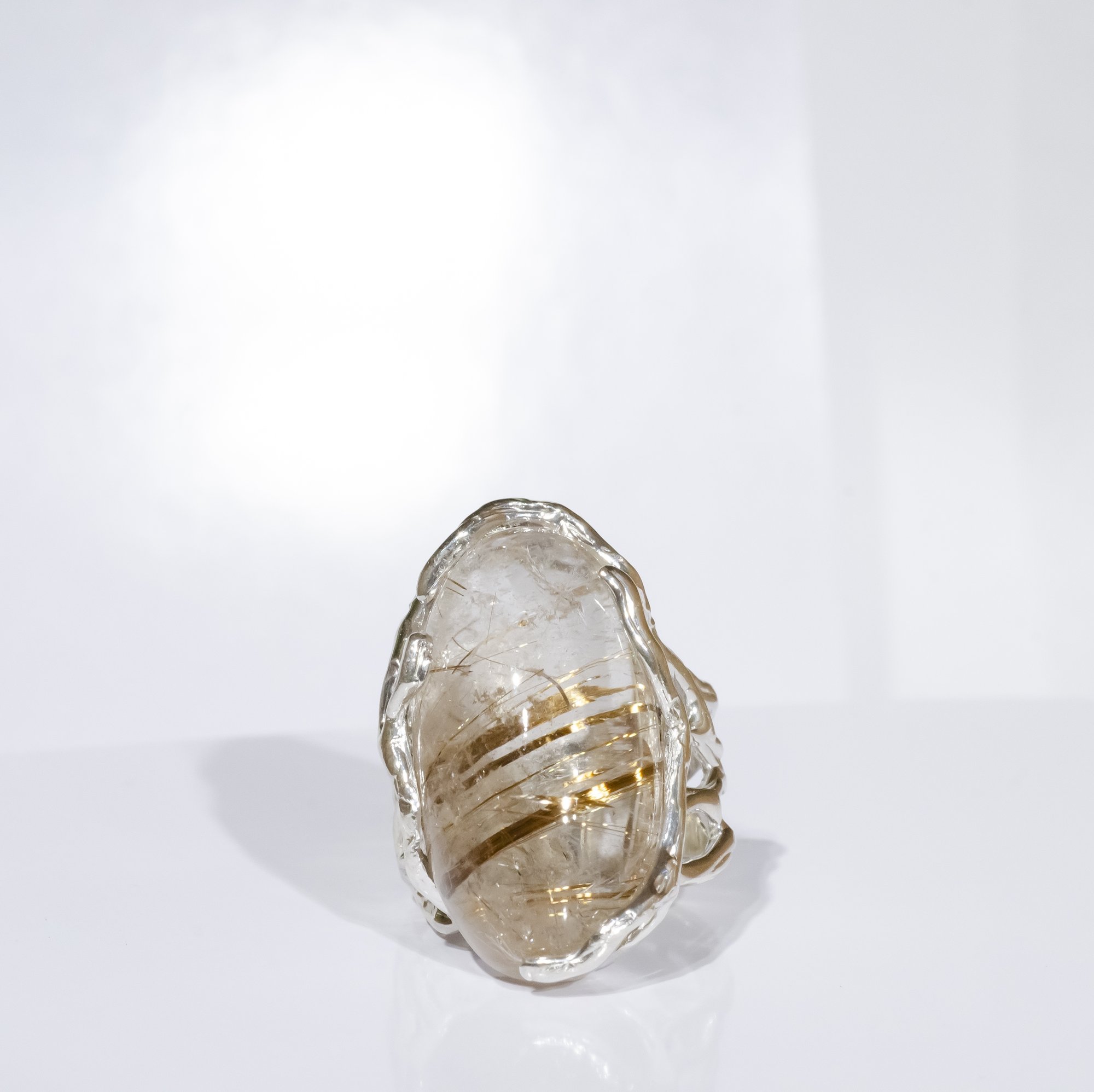 Каблучка з рутилованим кварцом - зображення 2