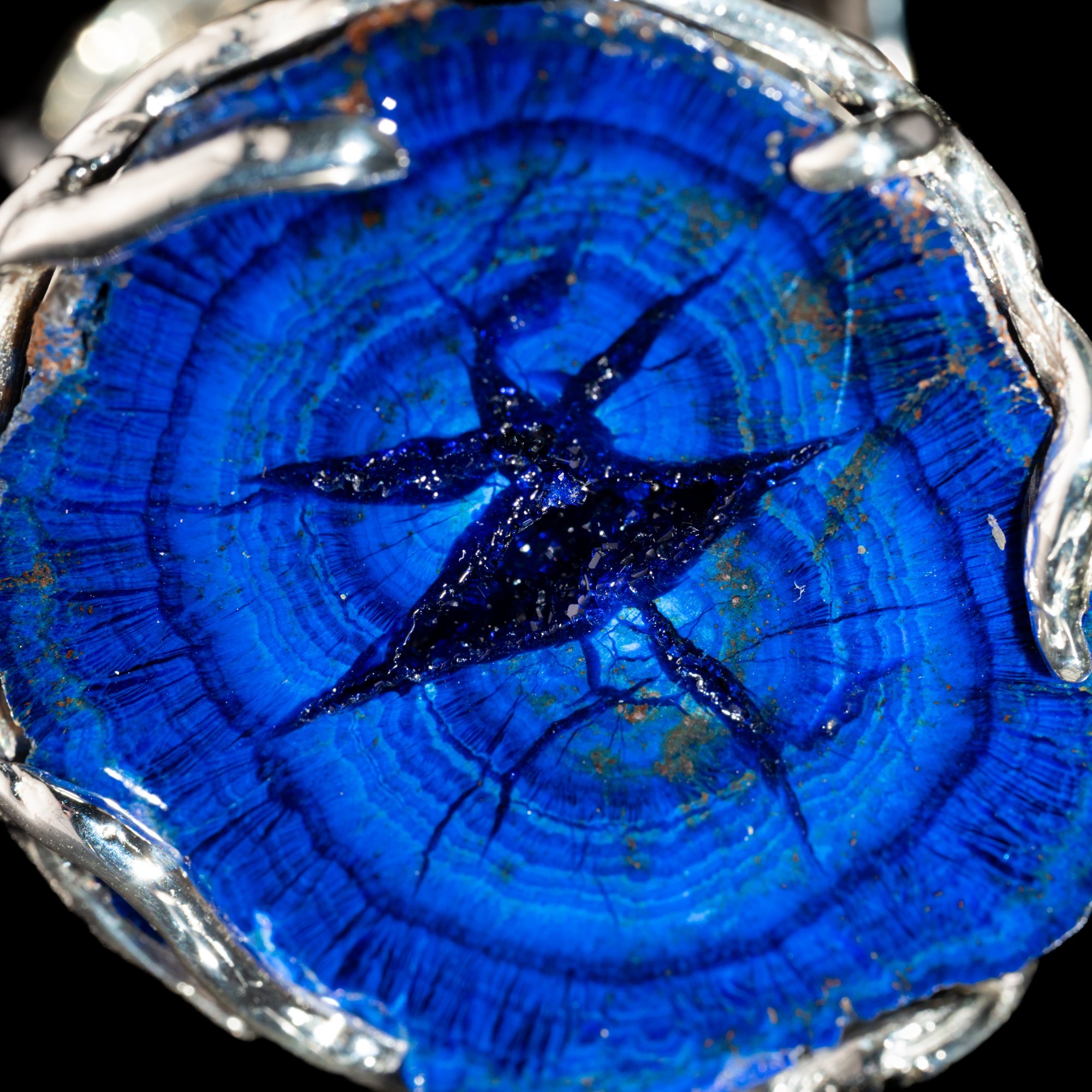 Каблучка з азуритом - зображення 4