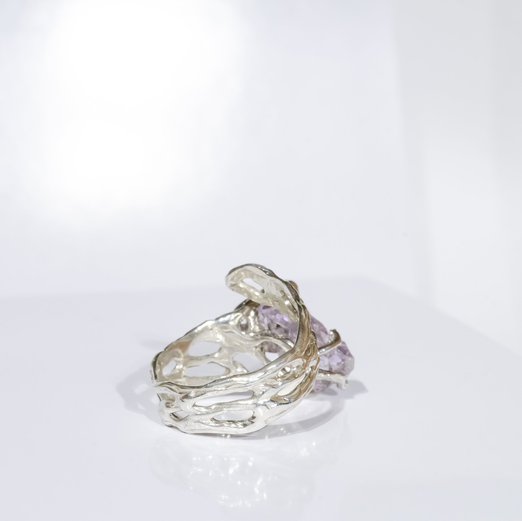 Каблучка з аметистом - зображення 6