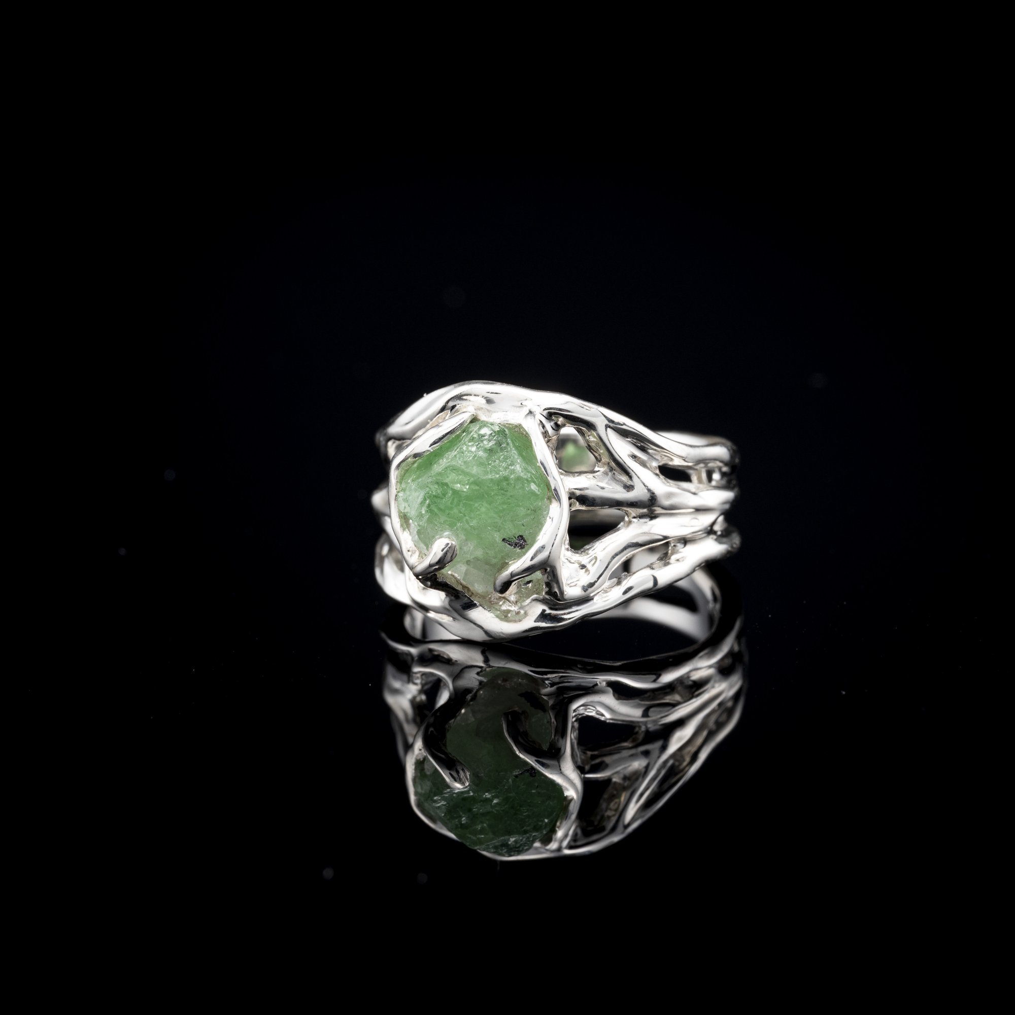 Каблучка з цаворітом - зображення 3