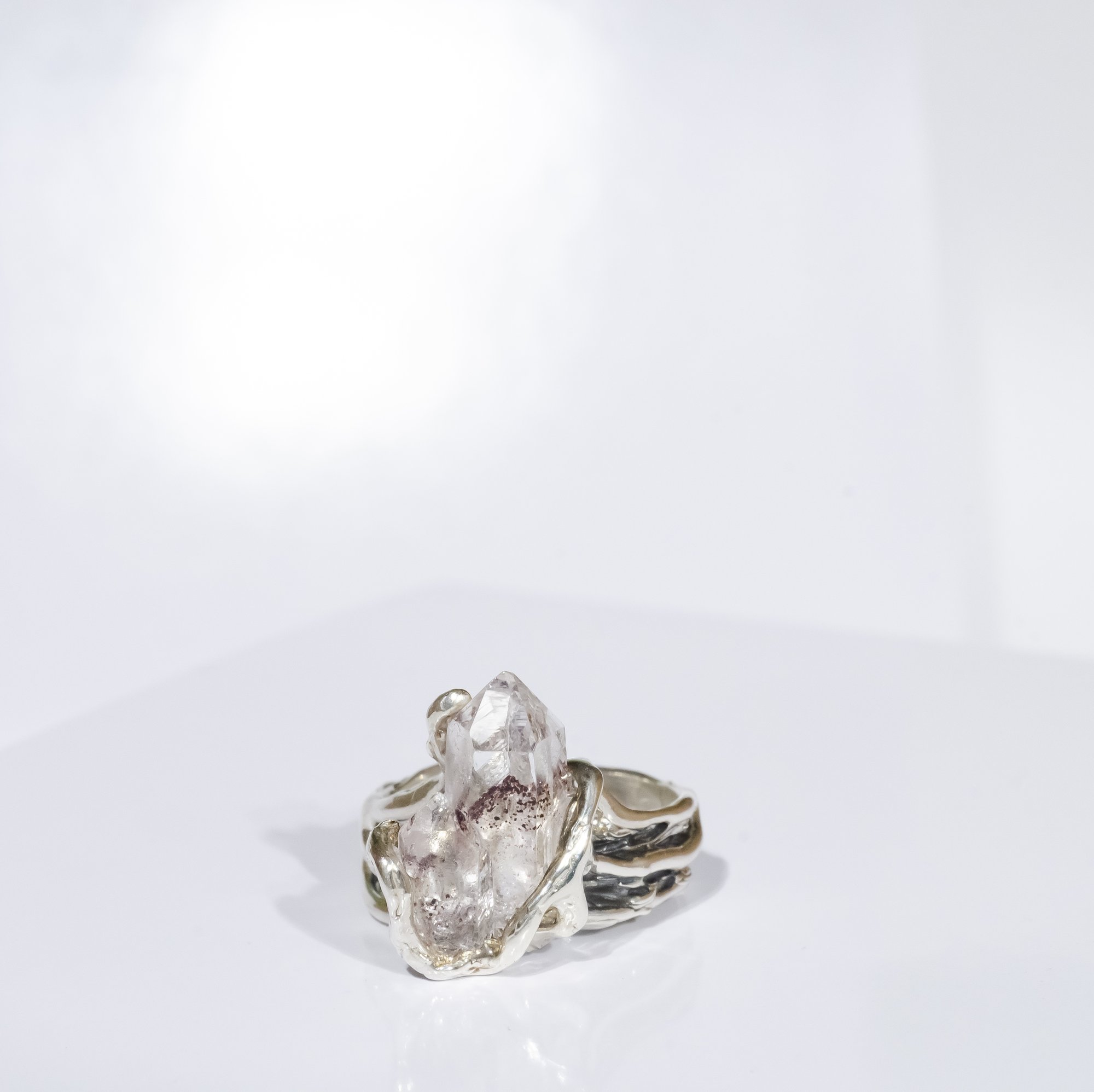 Каблучка з кварцом з включеннями гематита - зображення 2