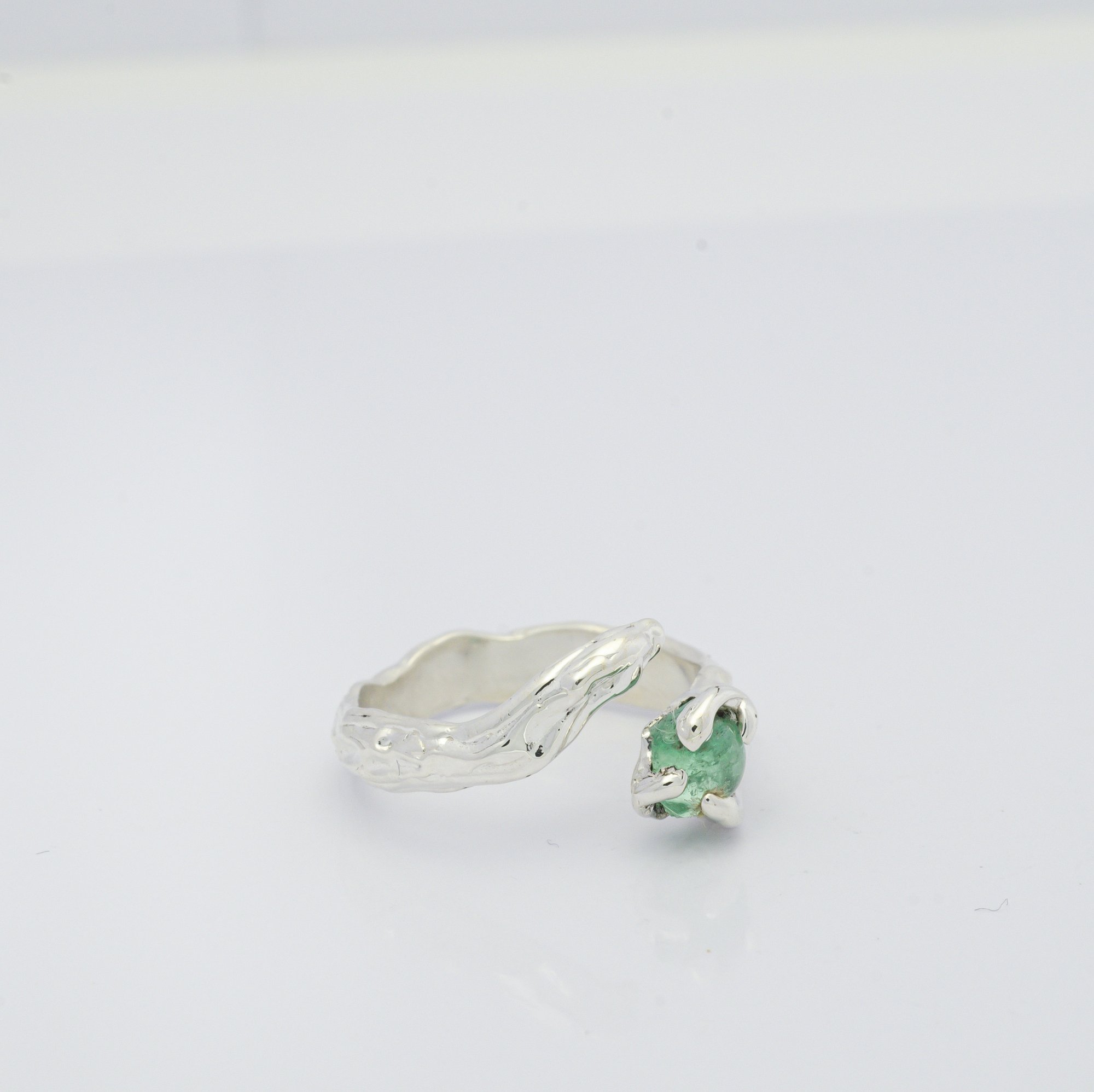 Каблучка зі смарагдом - зображення 2