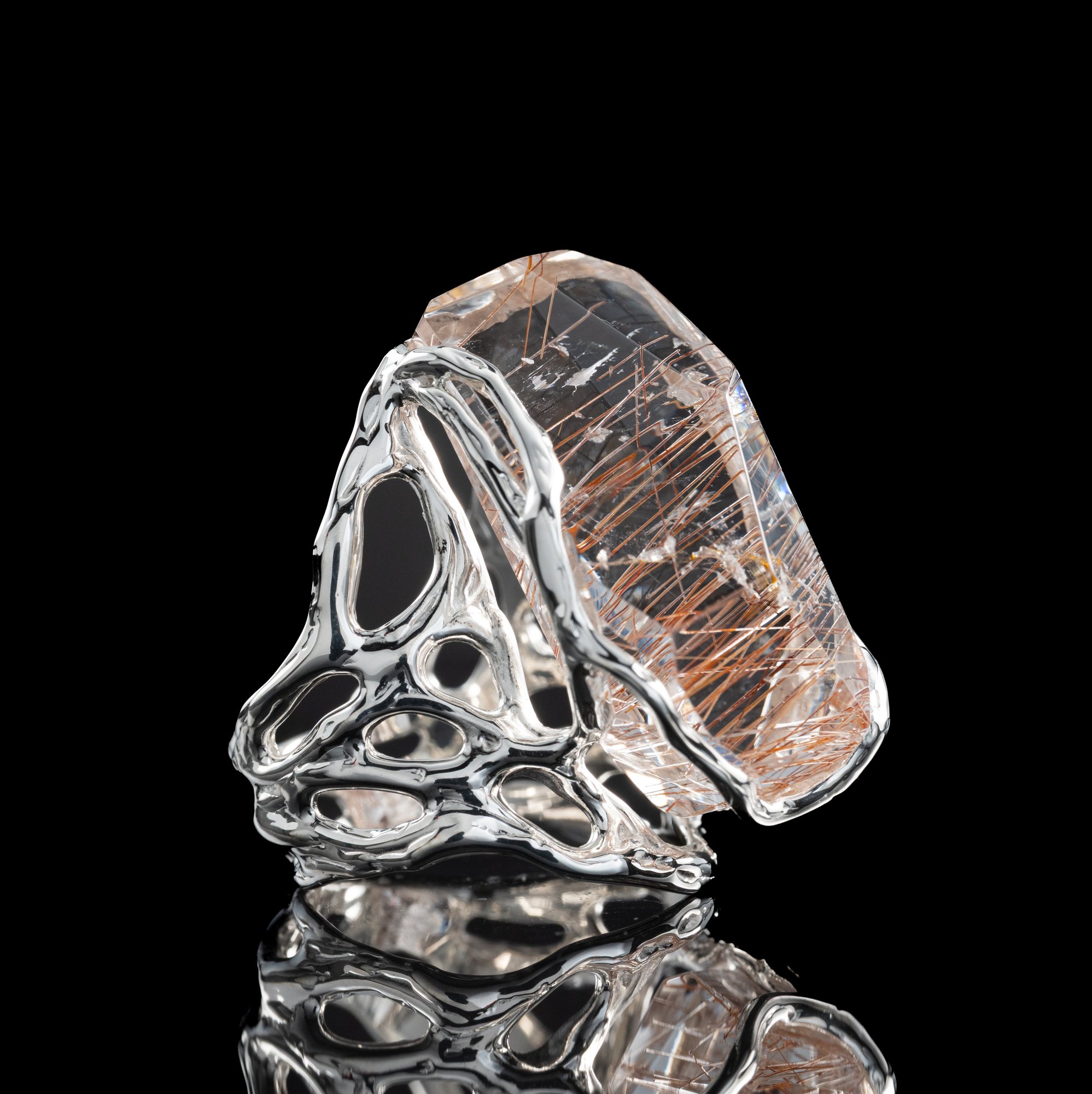 Каблучка з рутиловим кварцом - зображення 6