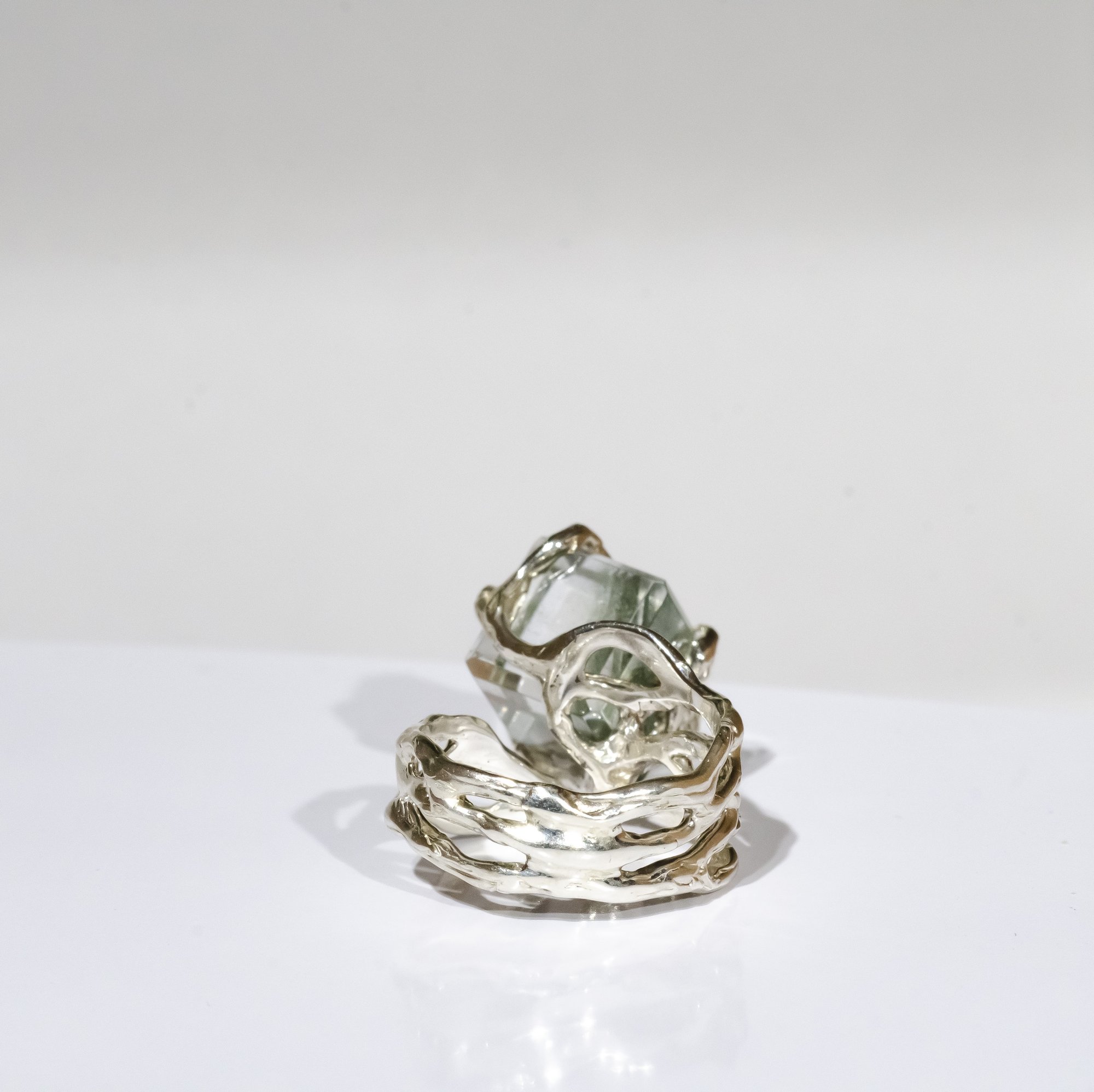 Каблучка з кварцом з включенням хлориту - зображення 4