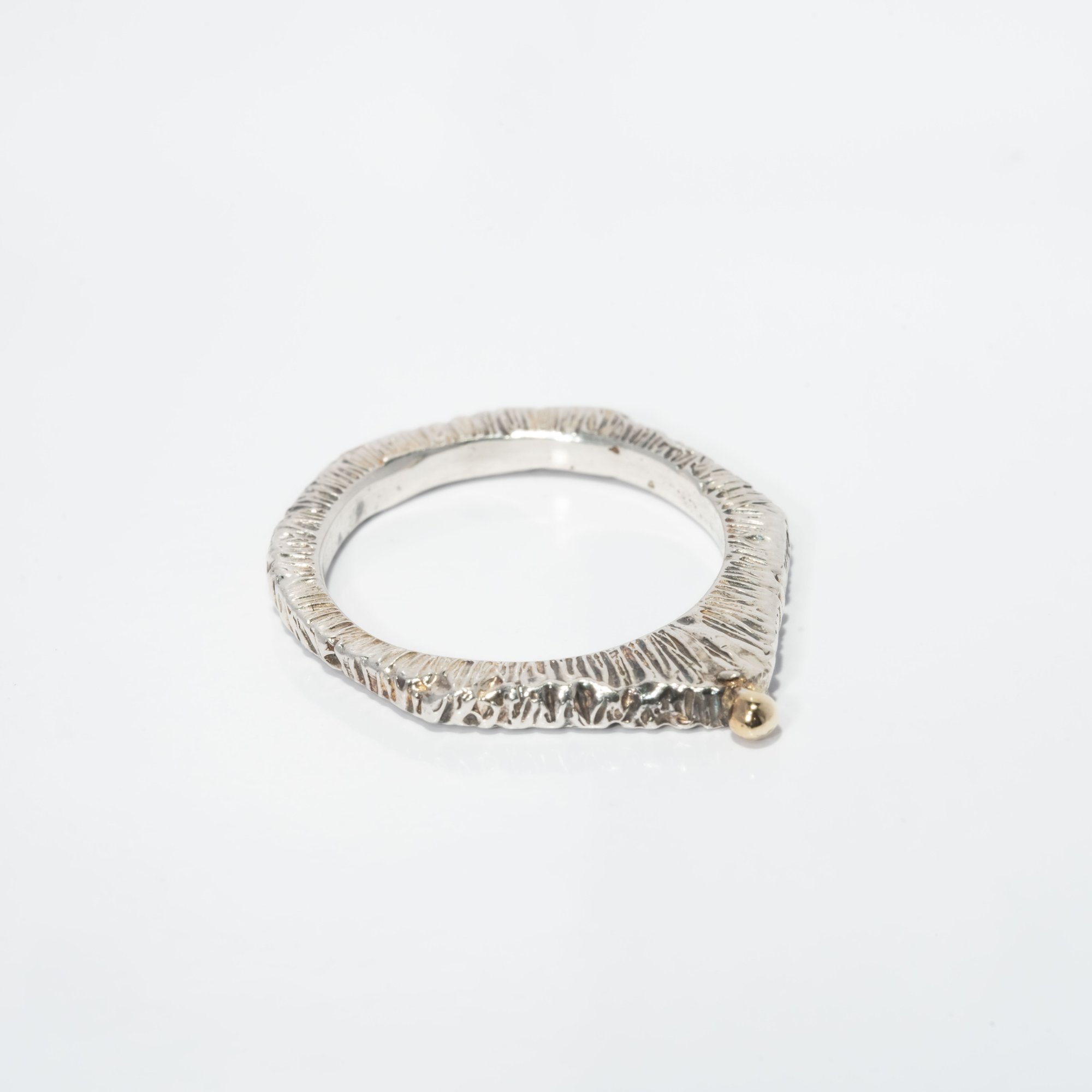 Каблучка з золотою кулькою - зображення 3