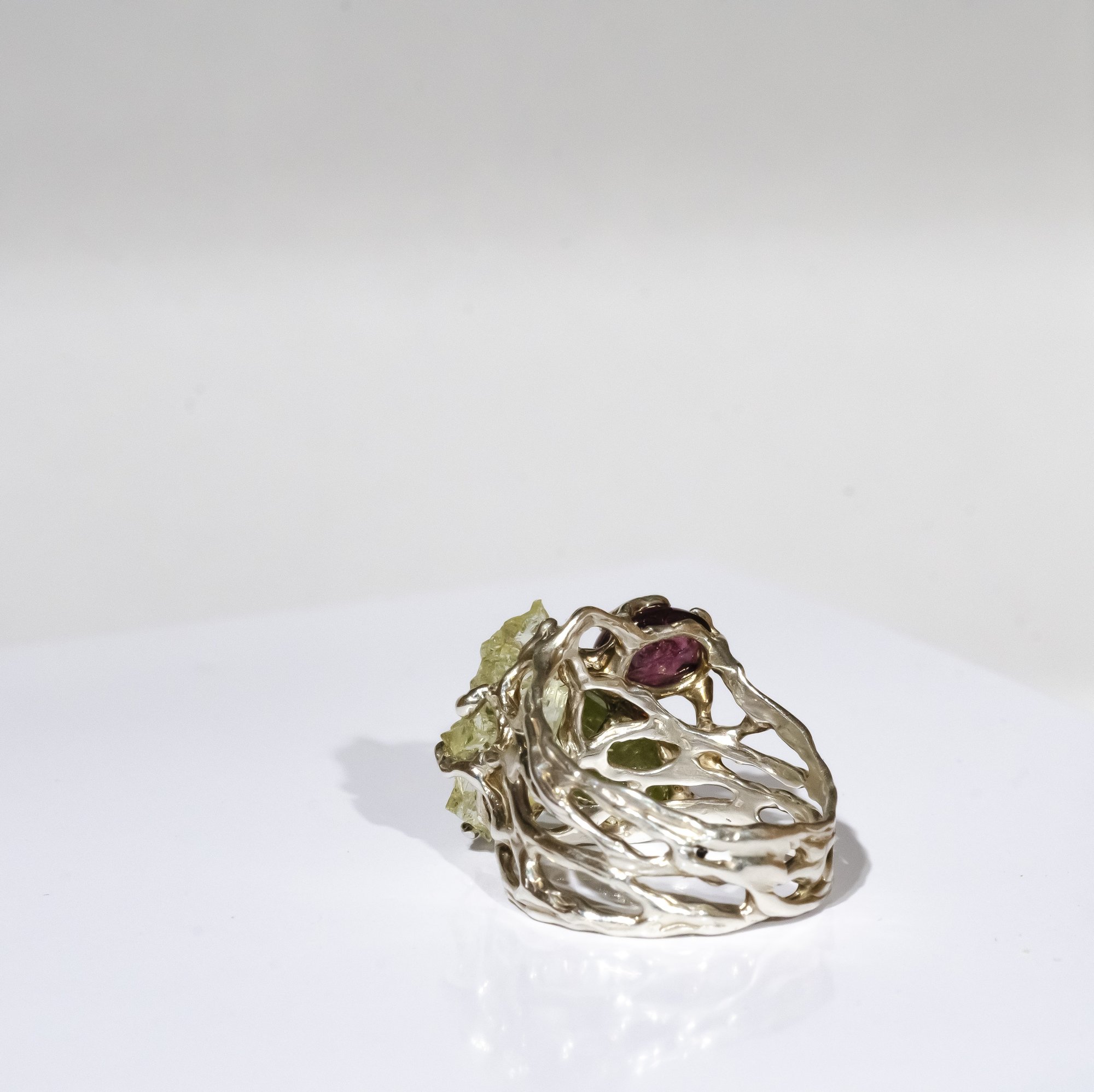 Каблучка з турмалінами та геліодором - зображення 4