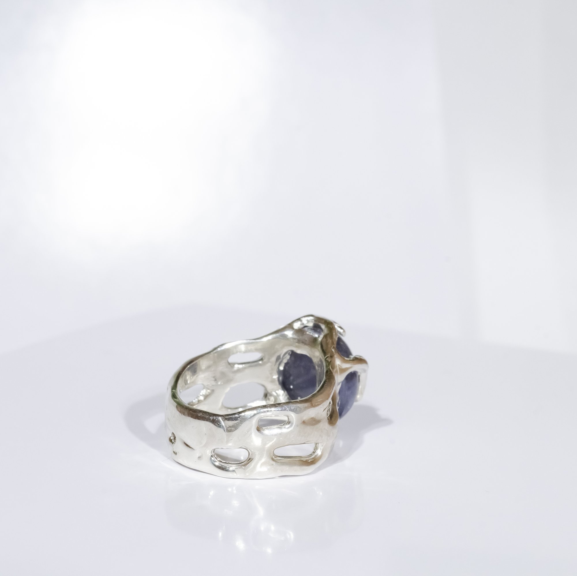 Каблучка з іолітом - зображення 6