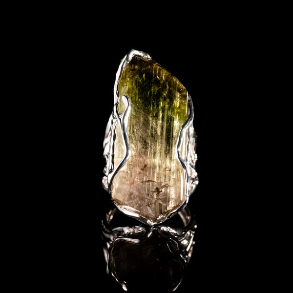 Каблучка з турмаліном