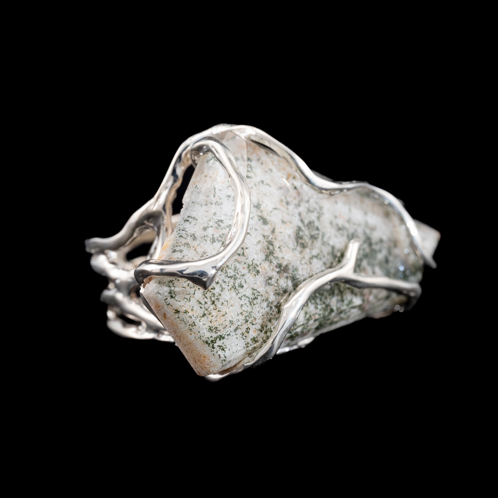 Каблучка з кварцом з включенням хлориту - зображення 3