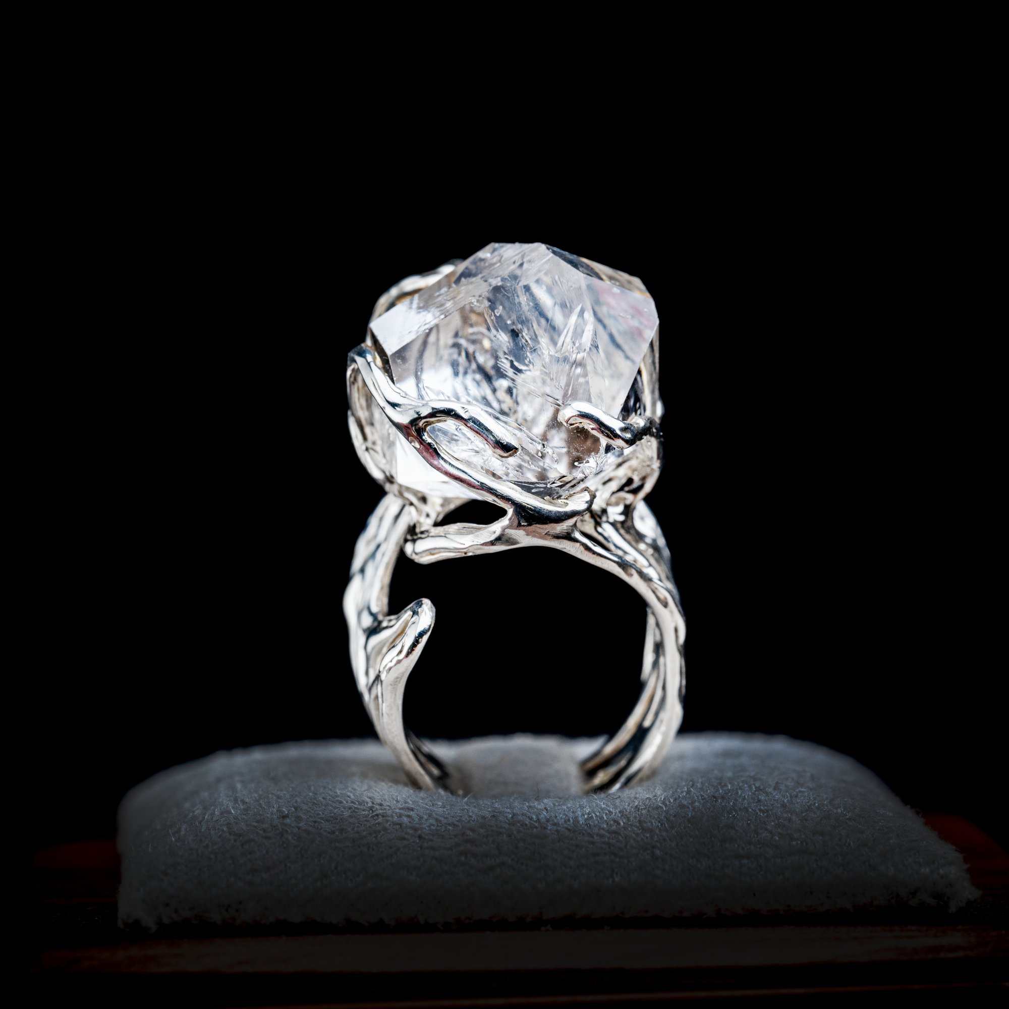 Каблучка з херкімером - зображення 4