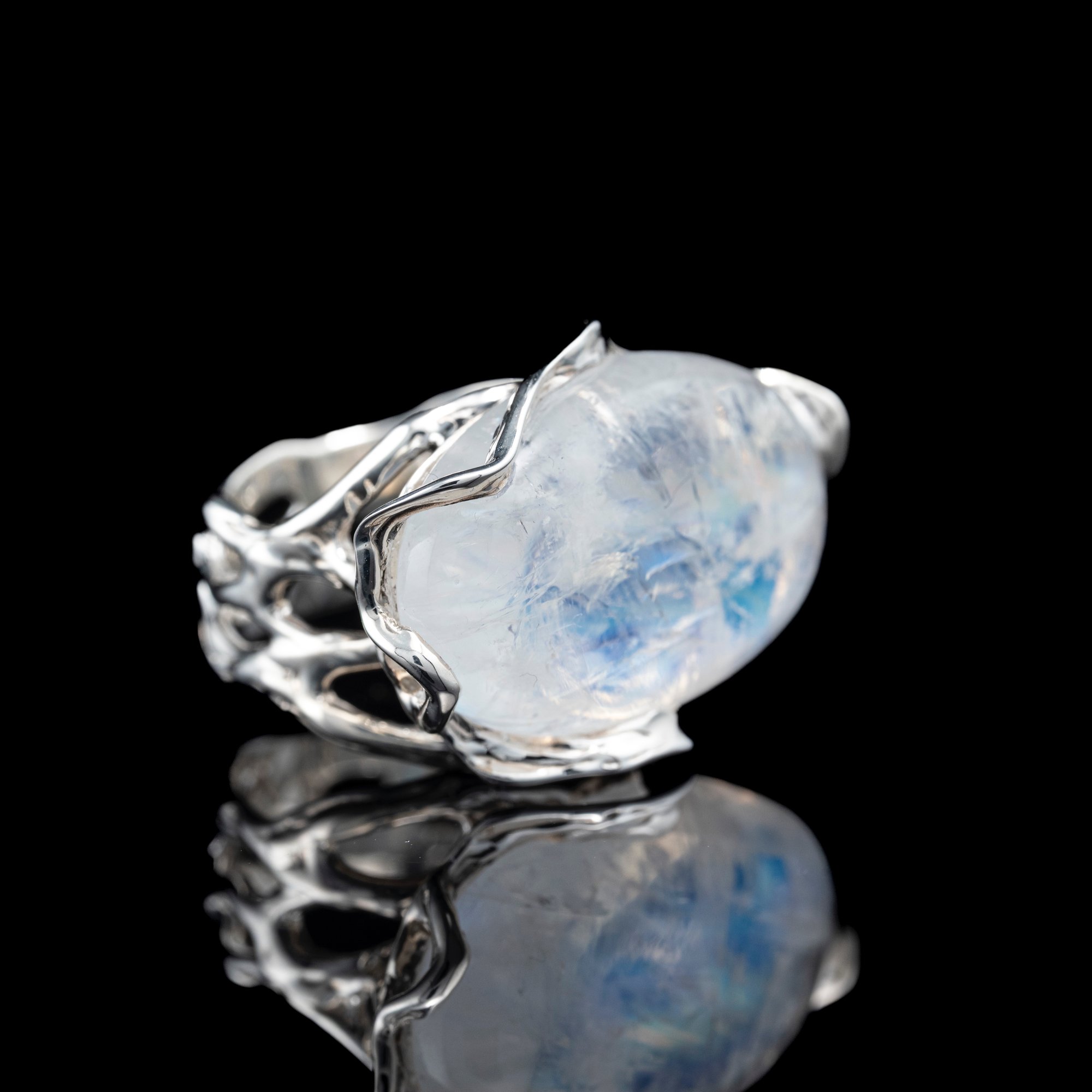 Каблучка з місячним камінням - зображення 3