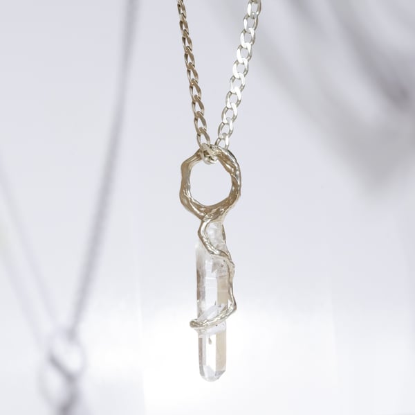 Кулон з гірським кришталем