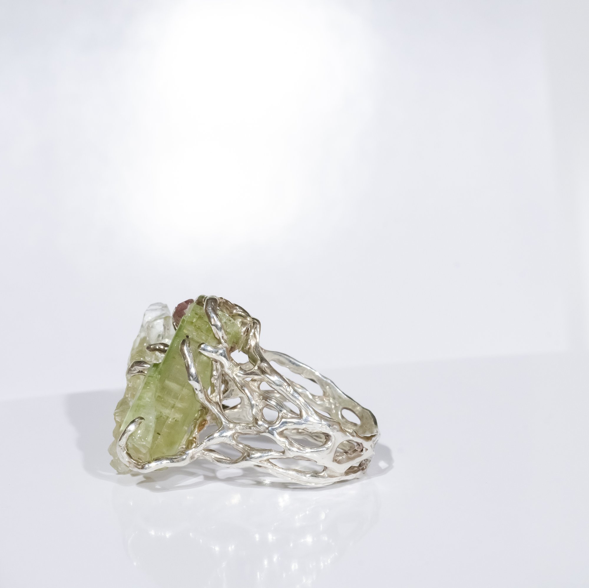 Каблучка з турмалінами та геліодором - зображення 4