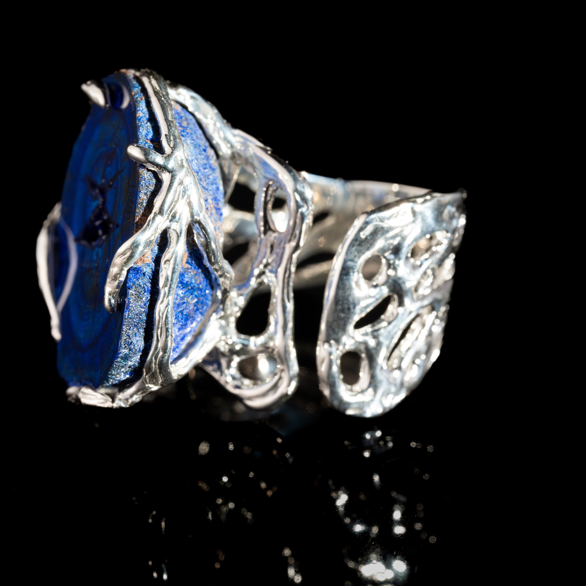 Каблучка з азуритом - зображення 2